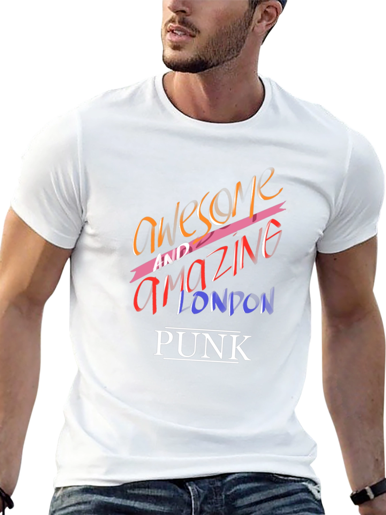 Awesome & Amazing London Punk Graphic Tee