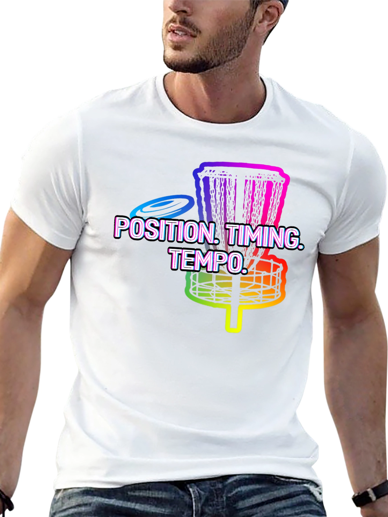 Position Timing Tempo Disc Golf T-Shirt