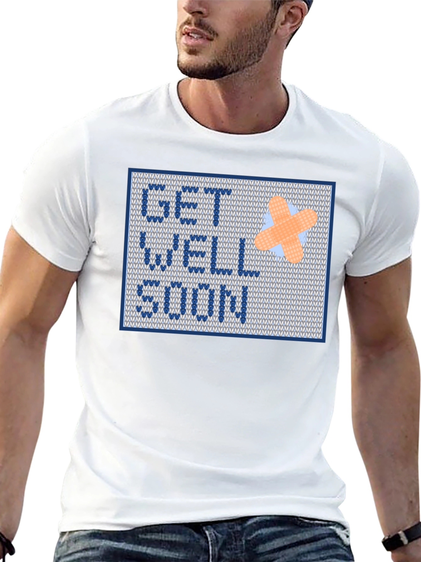 Get Well Soon Shirt - Cross Stitch Design