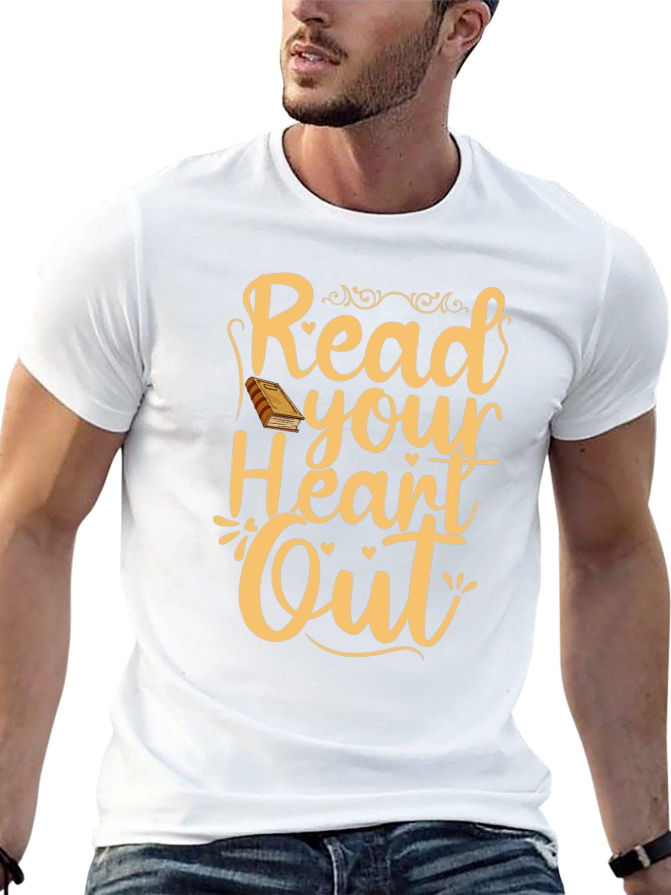 Read Your Heart Out T-Shirt - Book Lover Tee