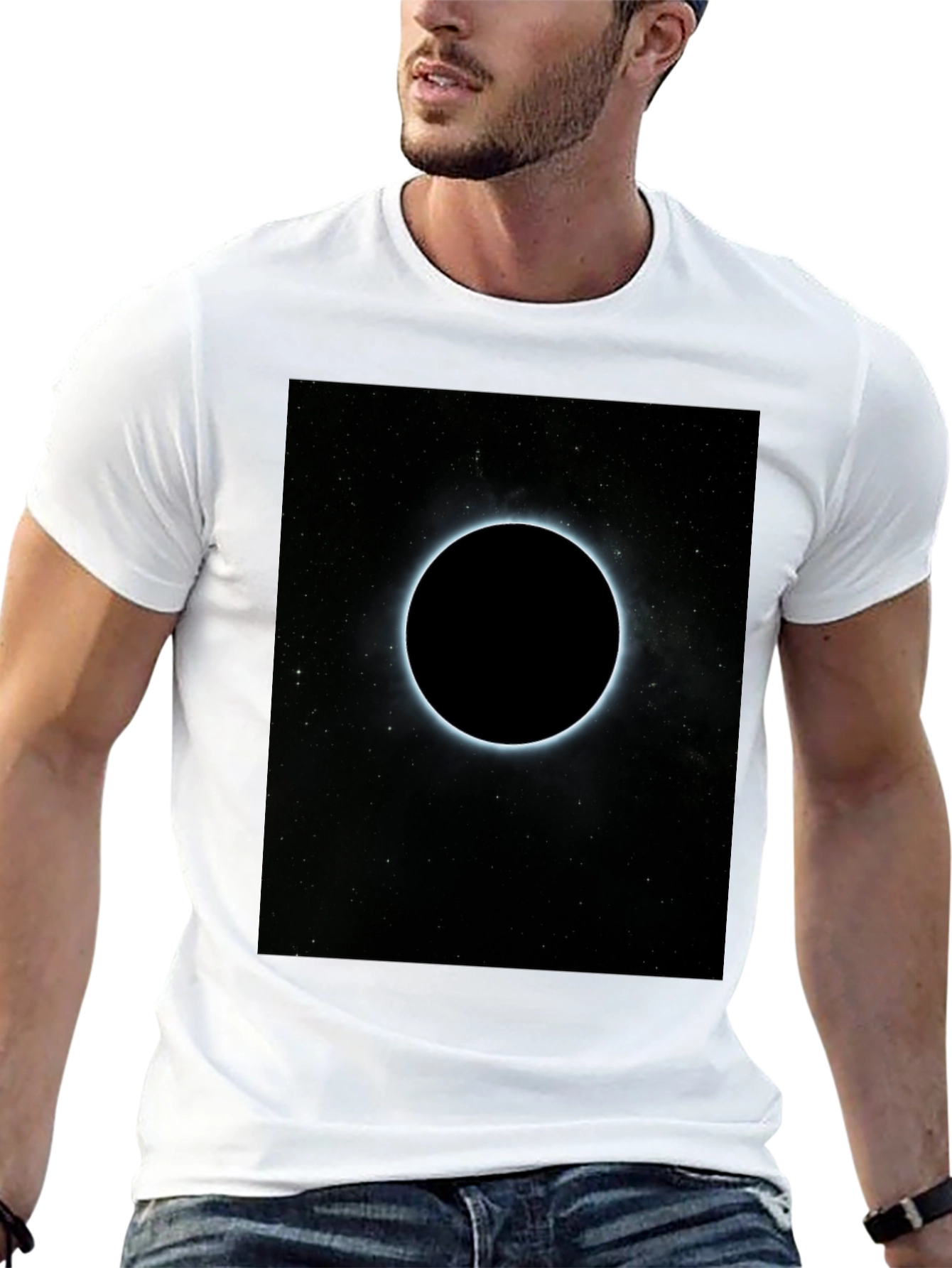 Total Solar Eclipse Graphic Black T-Shirt