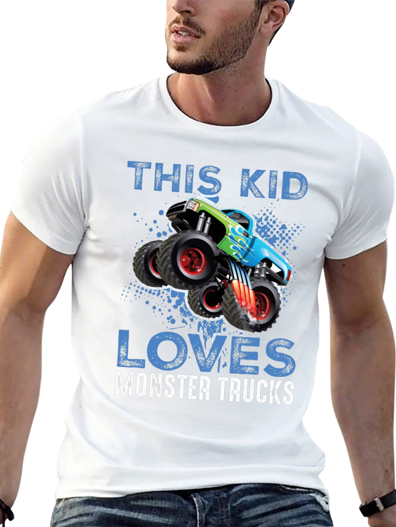 This Kid Loves Monster Trucks T-Shirt