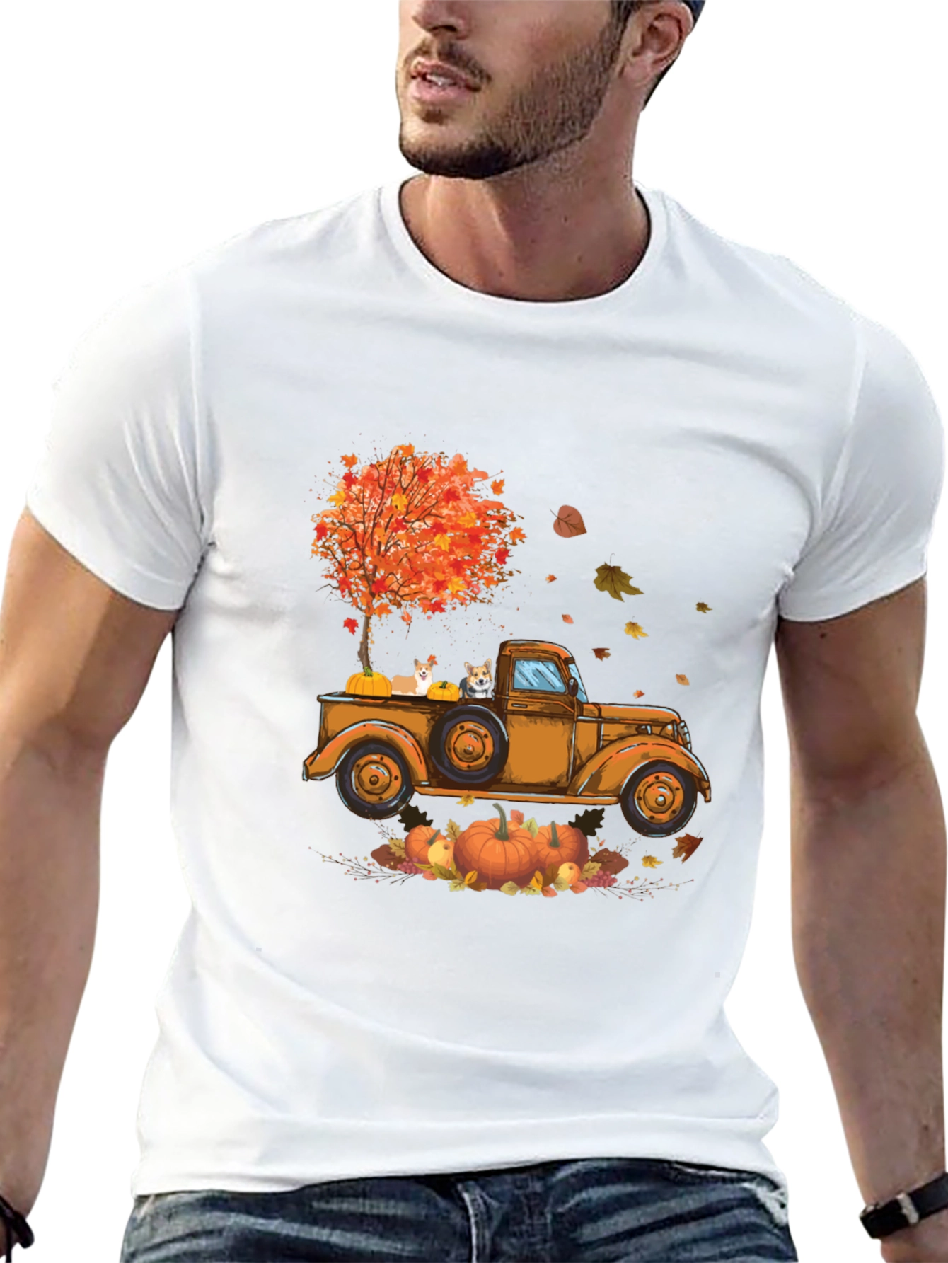 Fall Harvest Truck T-Shirt