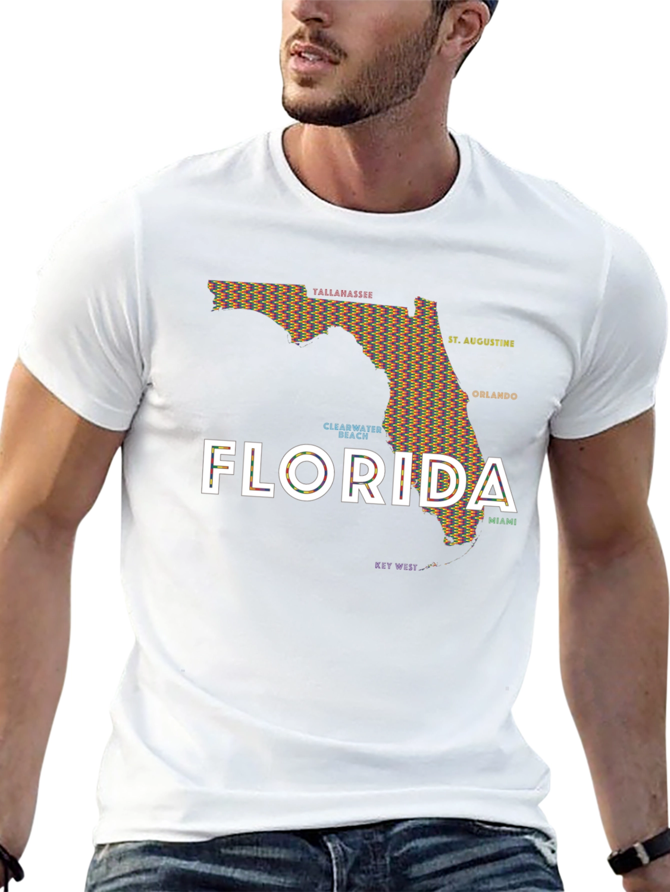 Florida Map T-Shirt - City Edition
