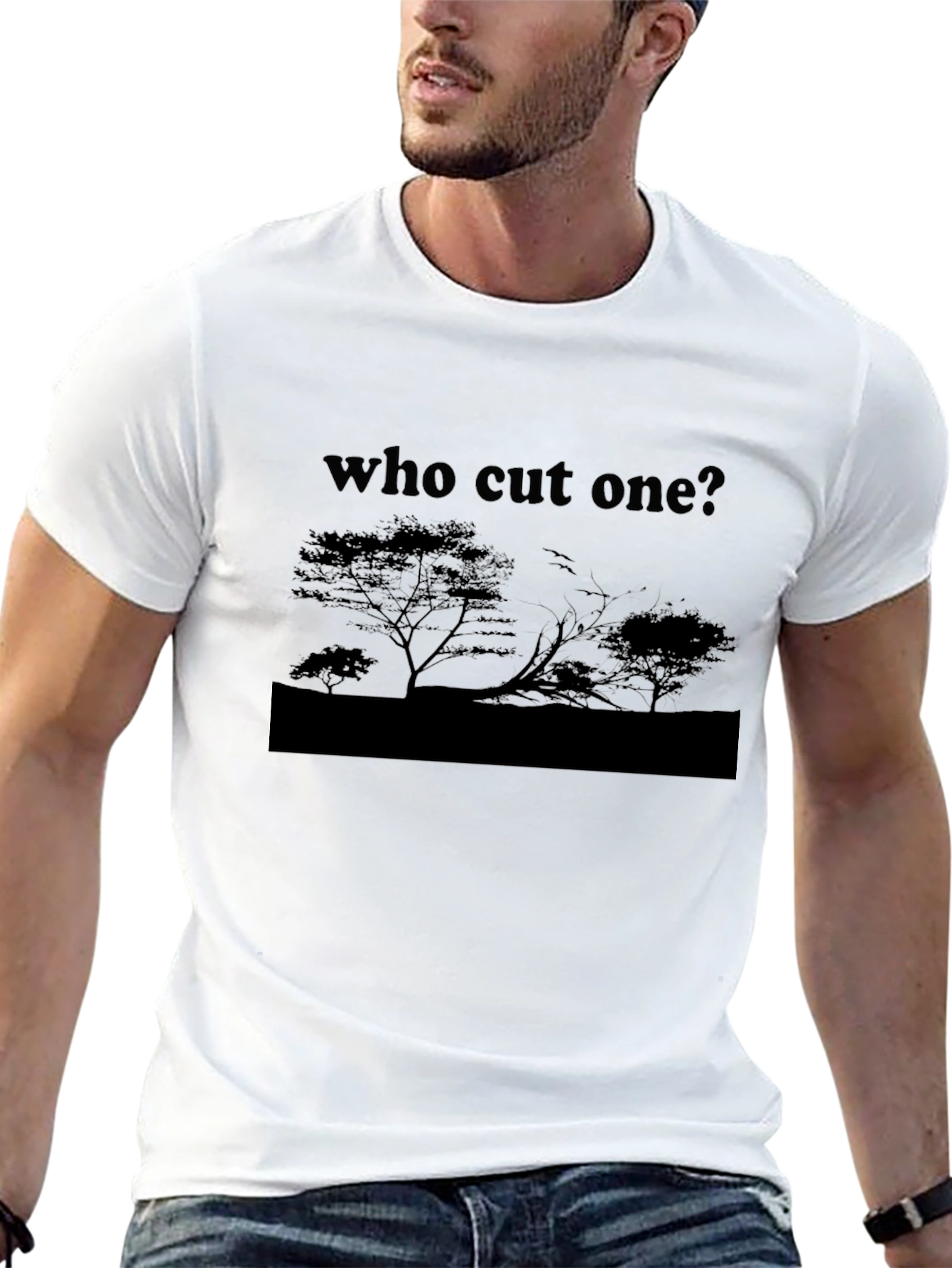 Who Cut One? Graphic Tee - Funny Nature Shirt