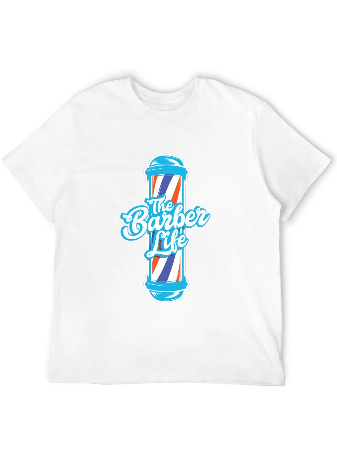 The Barber Life T-Shirt - Cool Barber Pole Design
