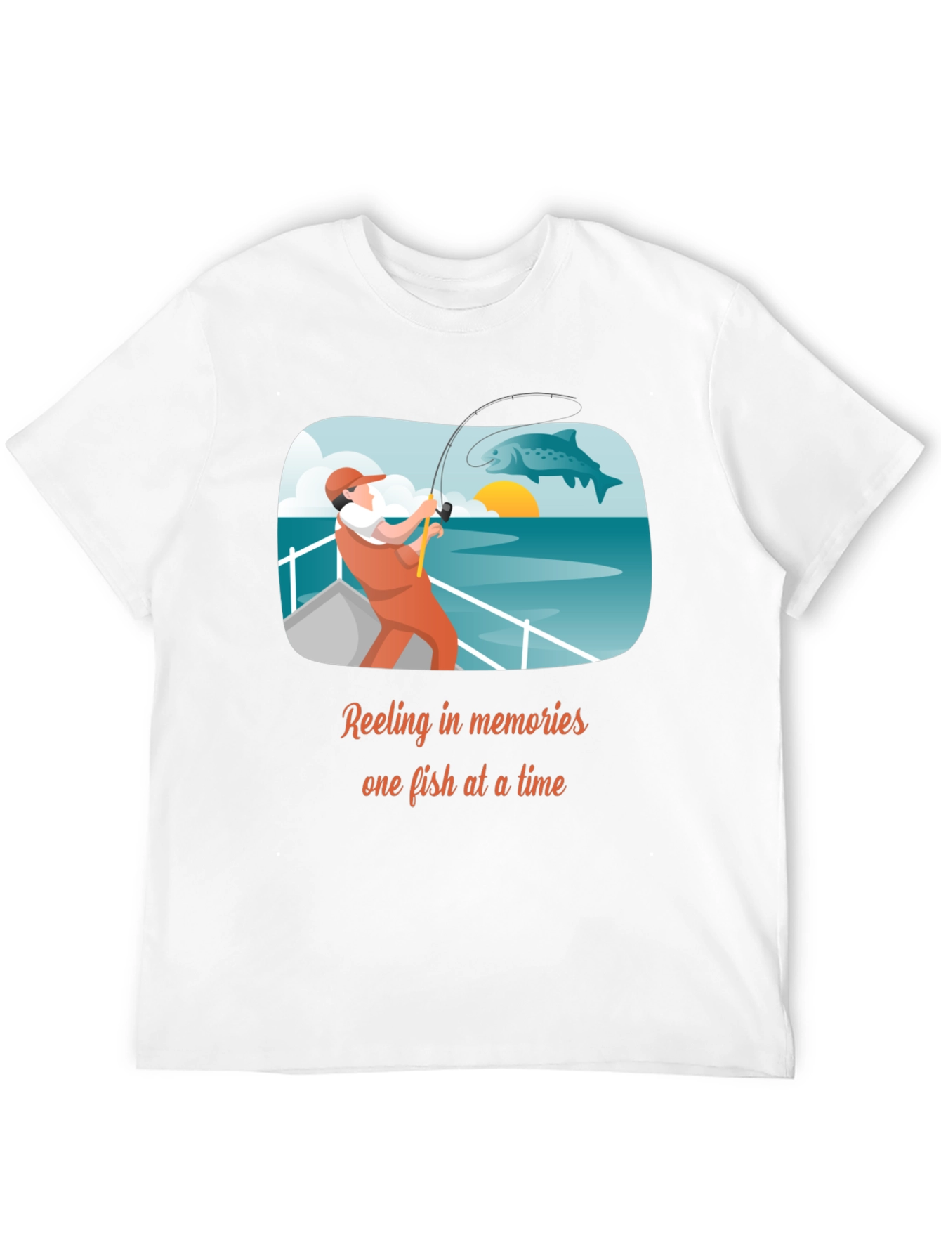 Fishing Memories T-Shirt - Angler Design