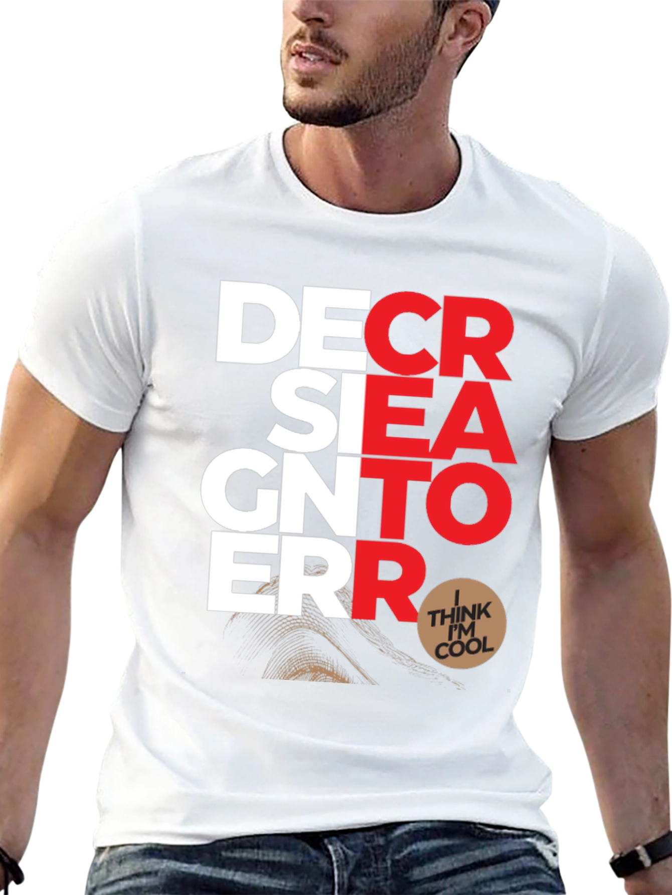 Designer Error Graphic Print T-Shirt