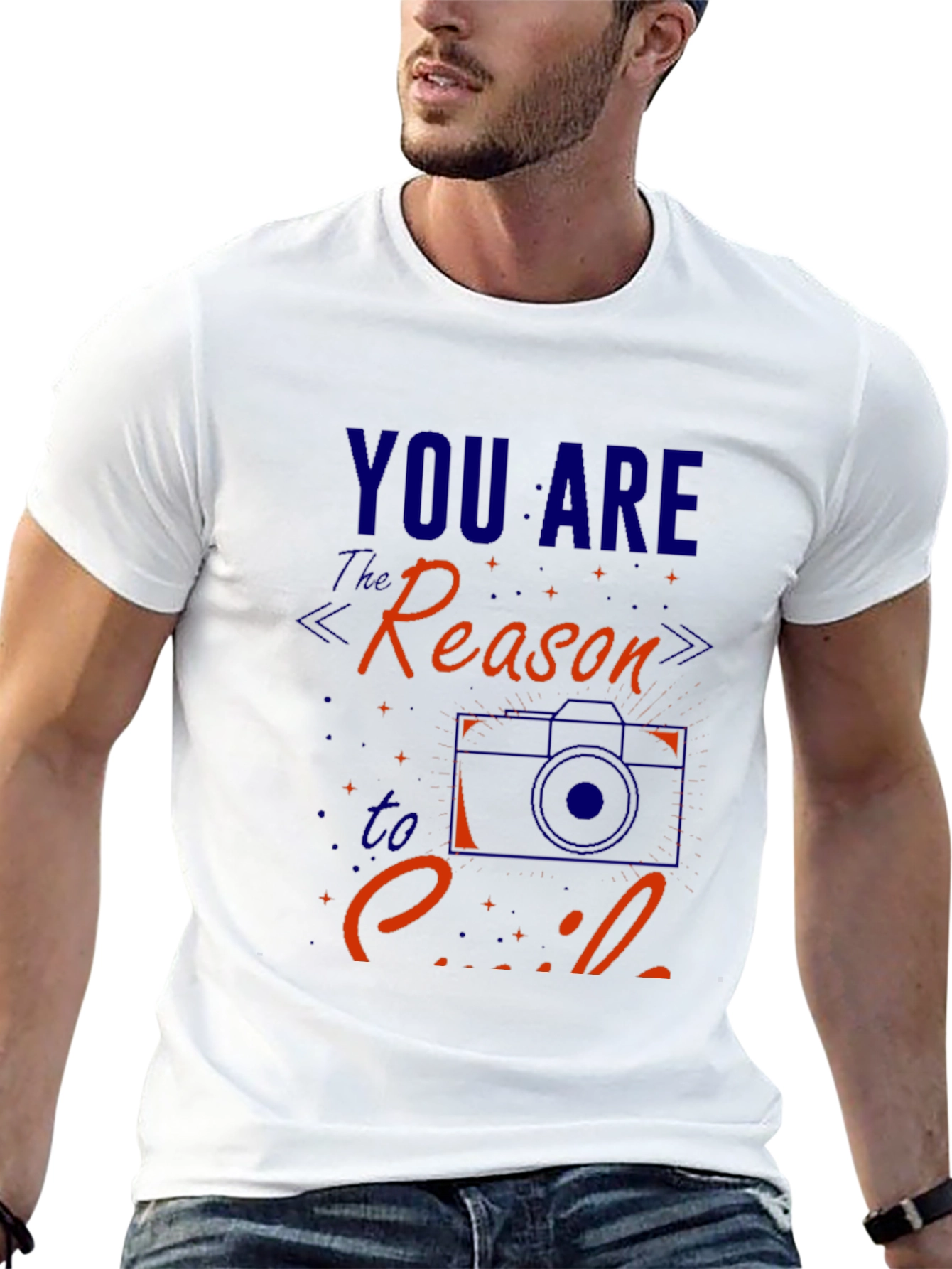 You Are The Reason To Smile Graphic Tee