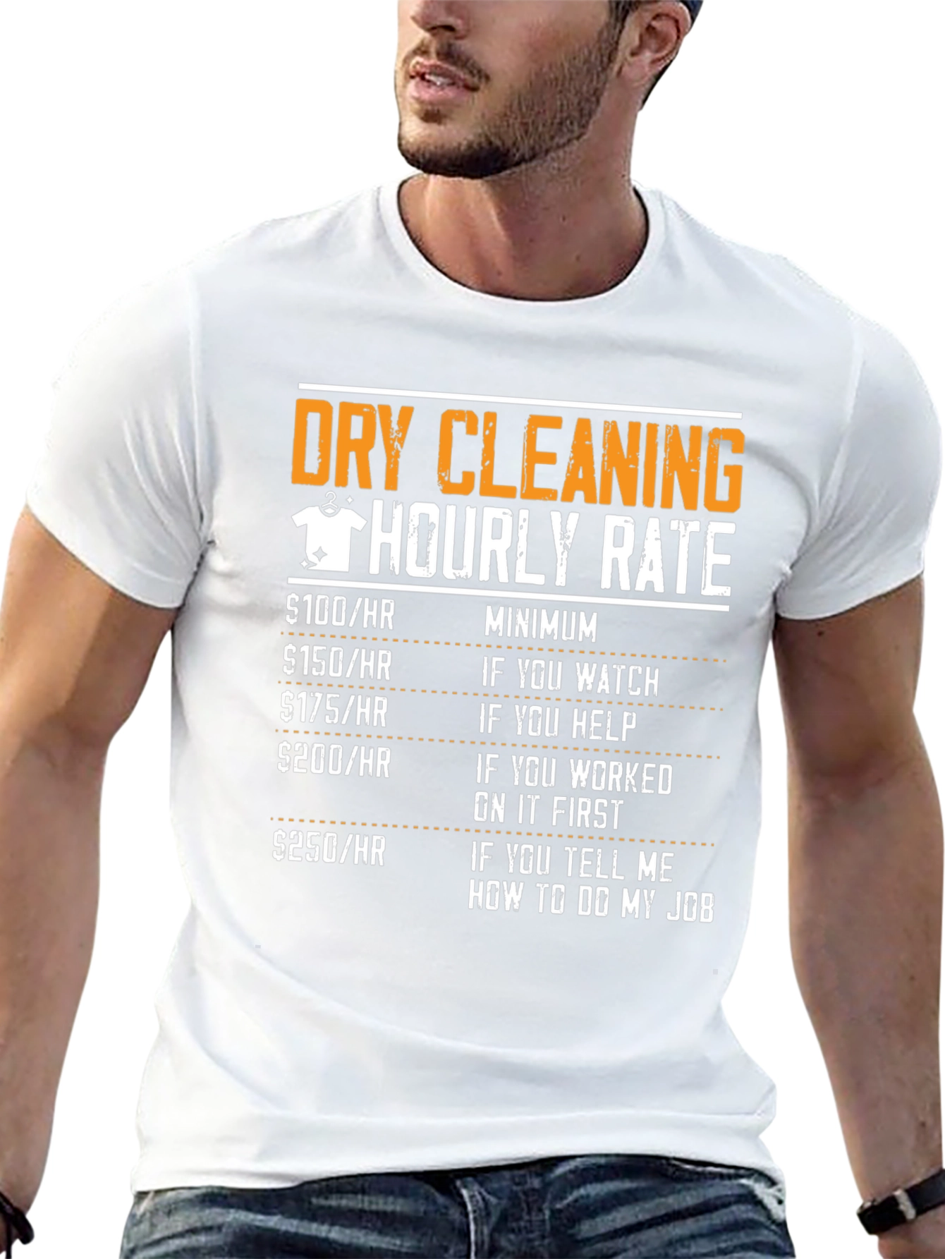 Dry Cleaning Hourly Rate Novelty T-Shirt