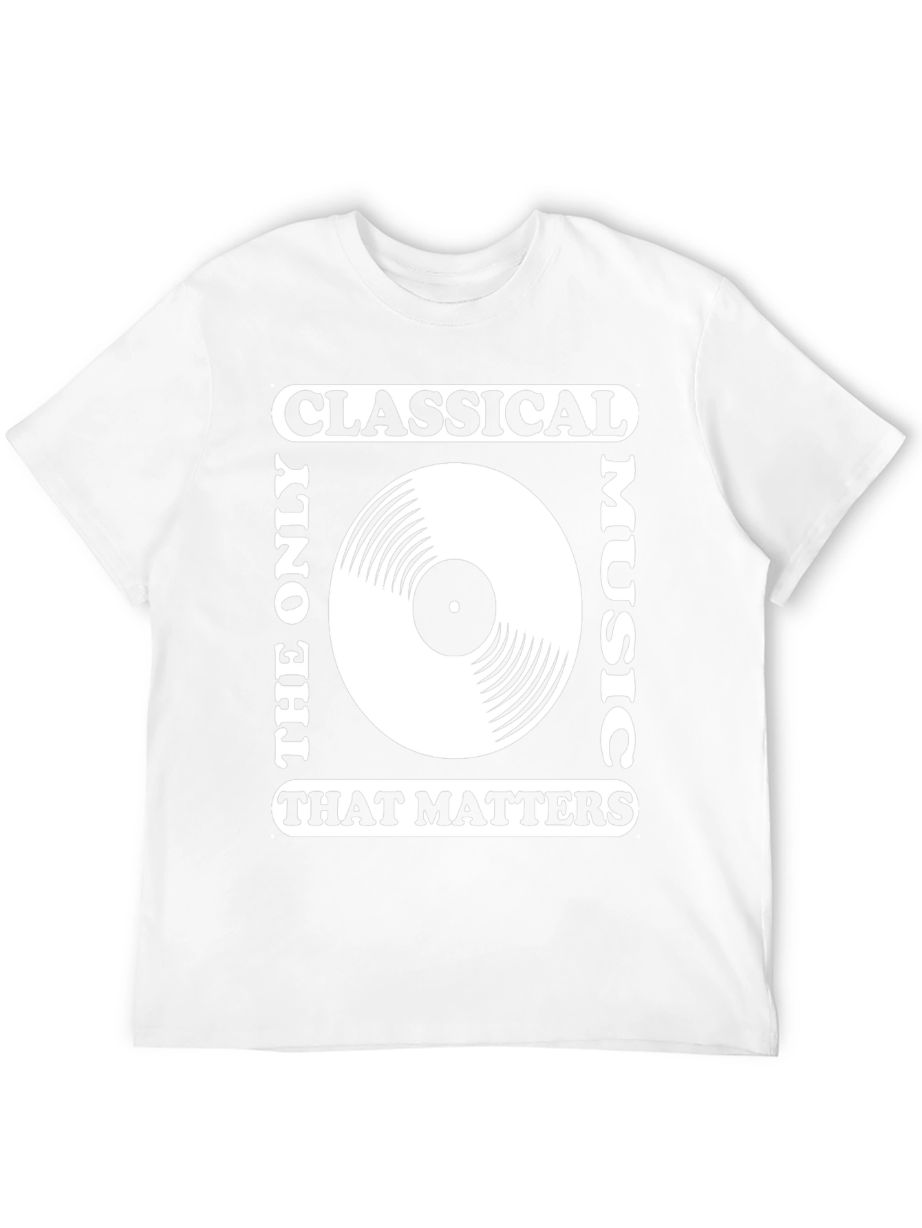 Classical Music Vinyl Record Graphic T-Shirt