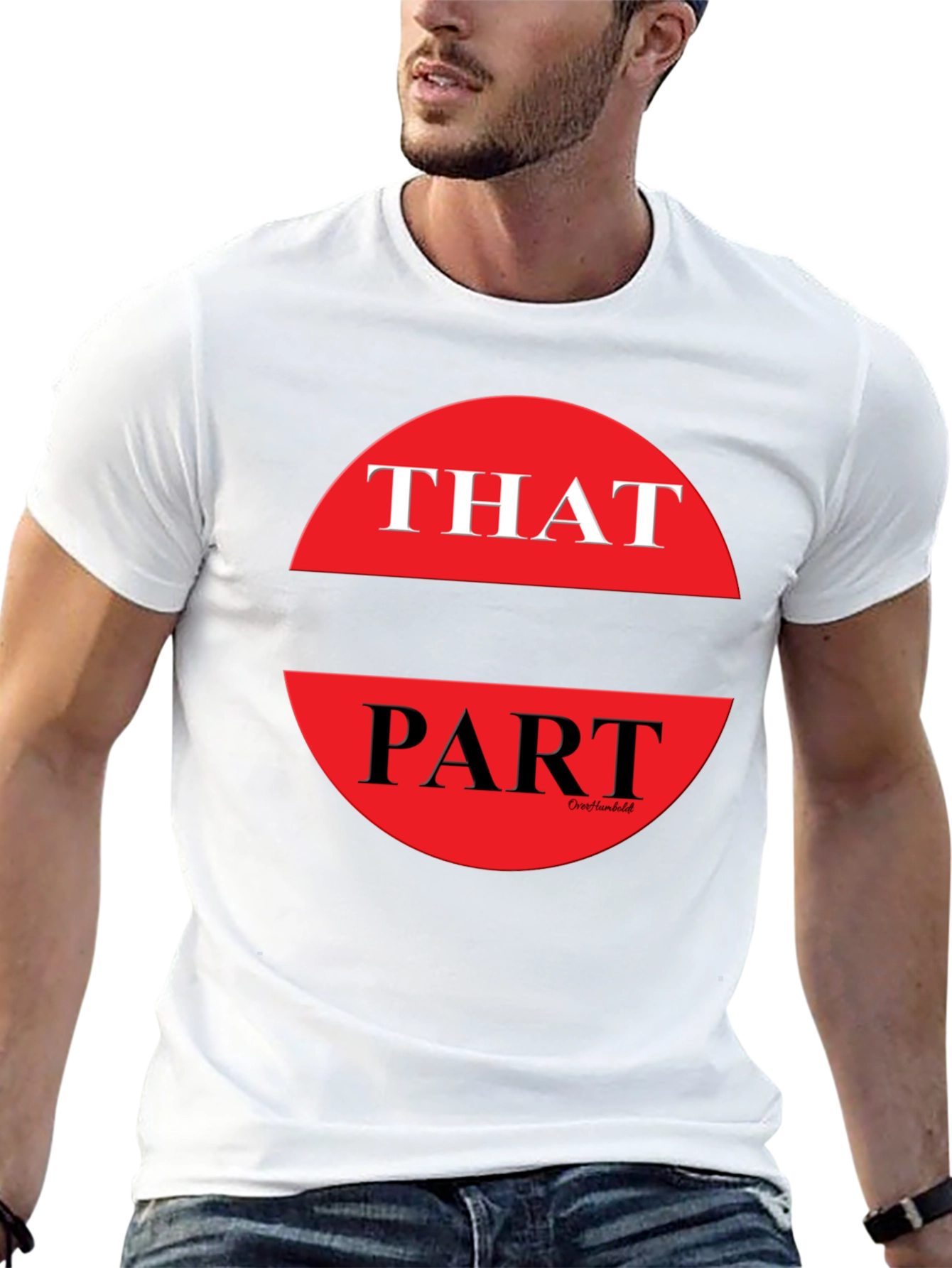 That Part Graphic Tee - Black Crew Neck T-Shirt