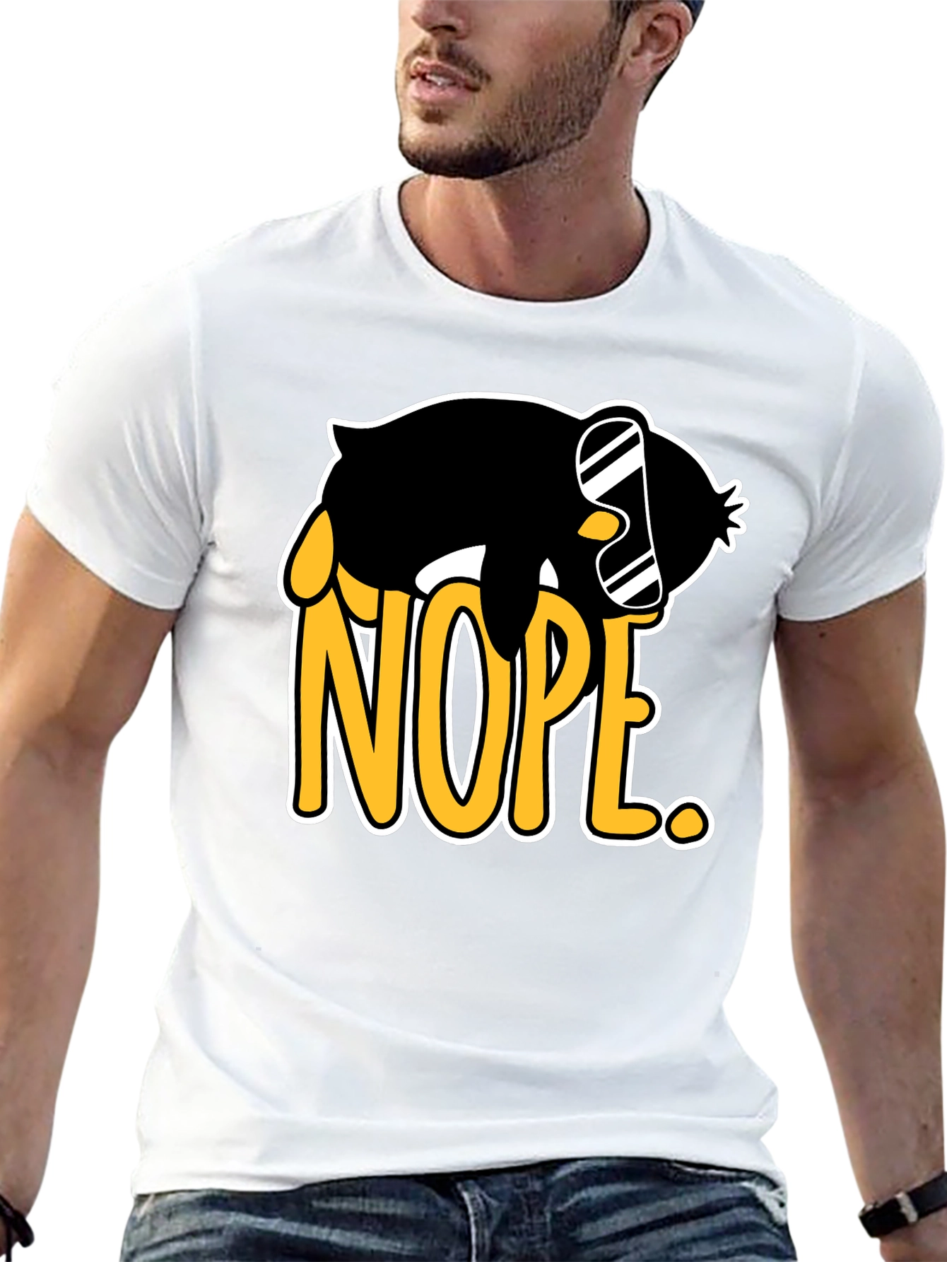 Penguin Nope T-Shirt: Cool & Comfy Cotton Tee