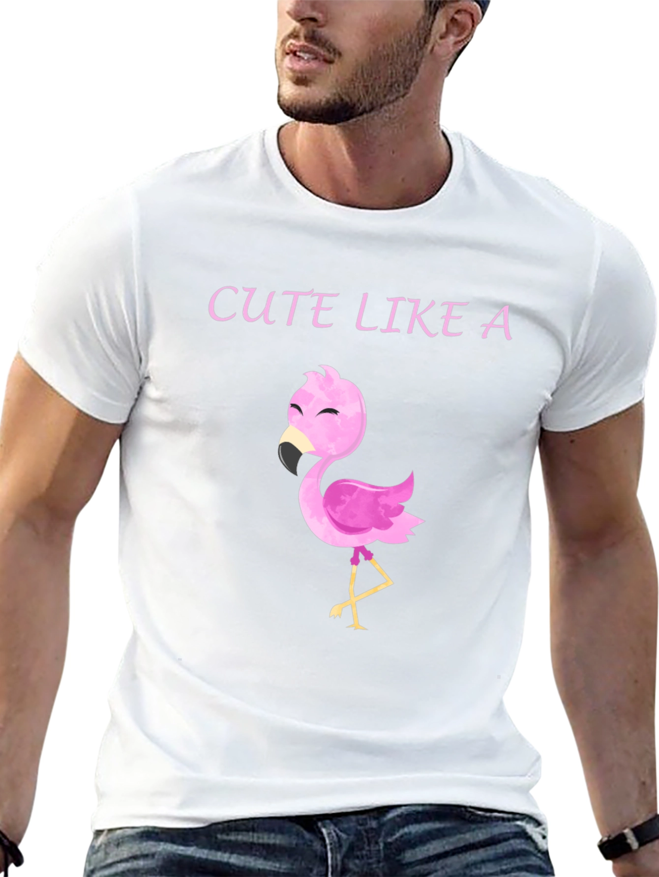 Cute Flamingo Graphic Tee