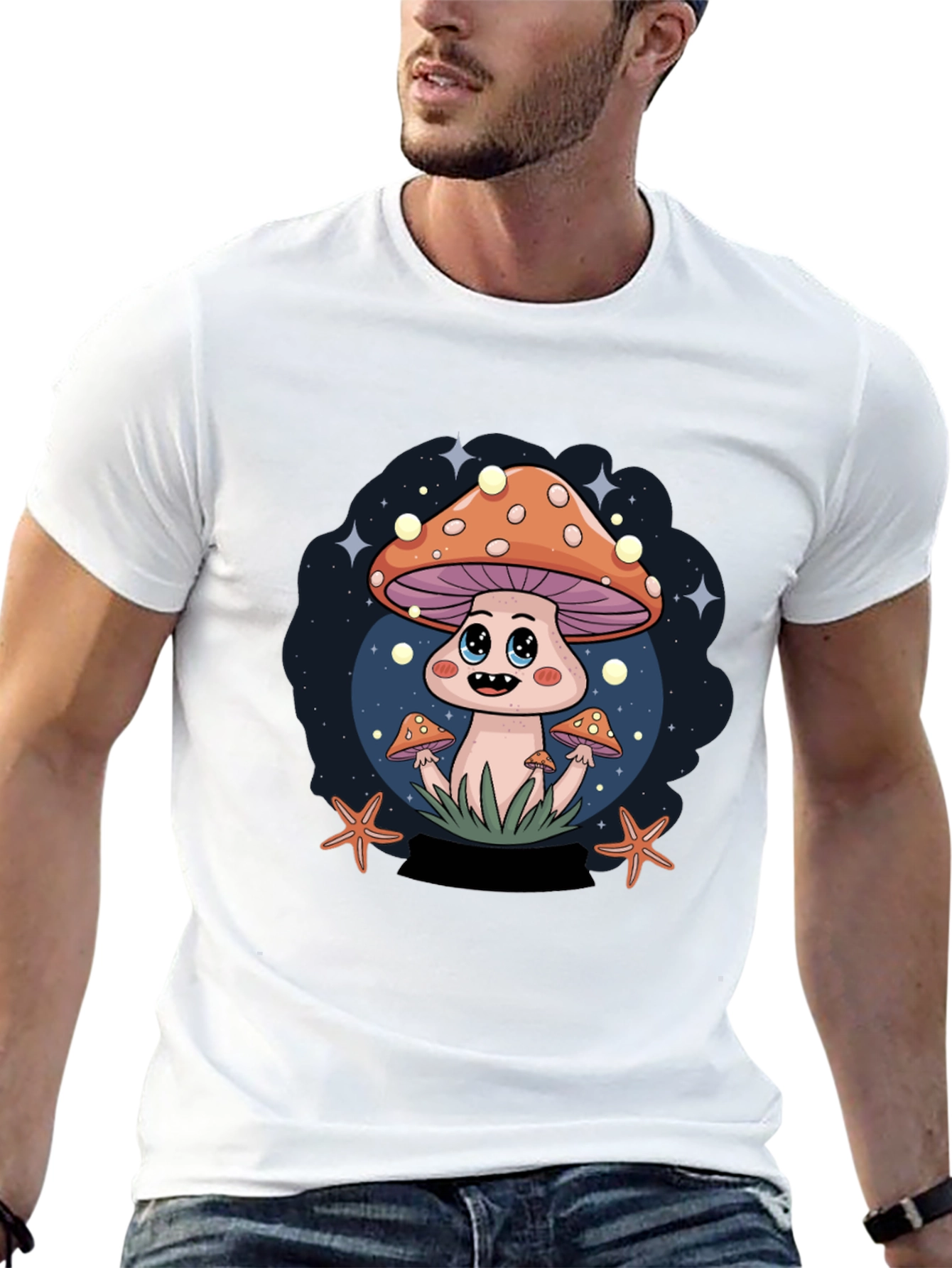 Mushroom Cartoon T-Shirt