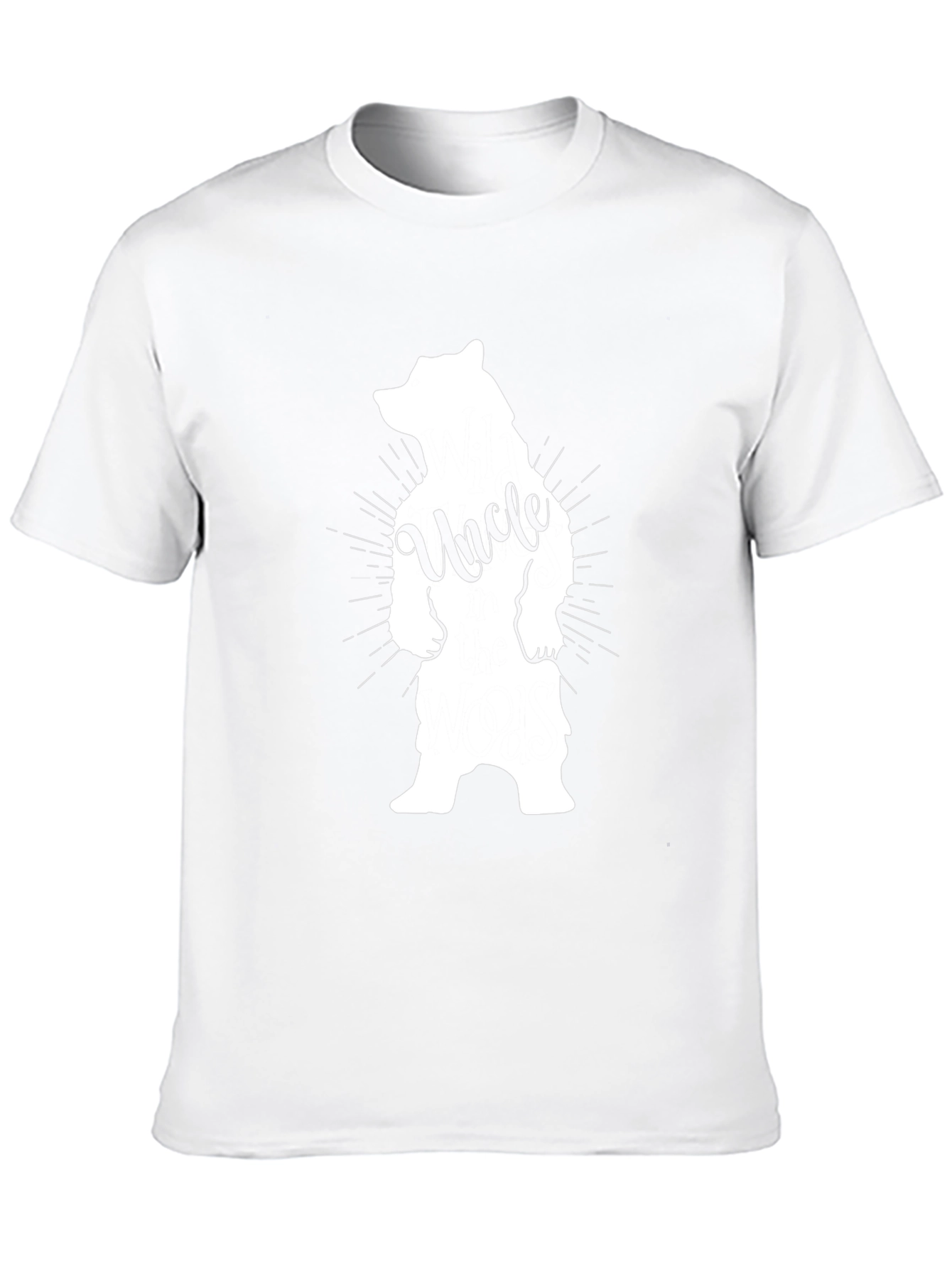Uncle Bear Graphic Tee - Black Unisex Shirt