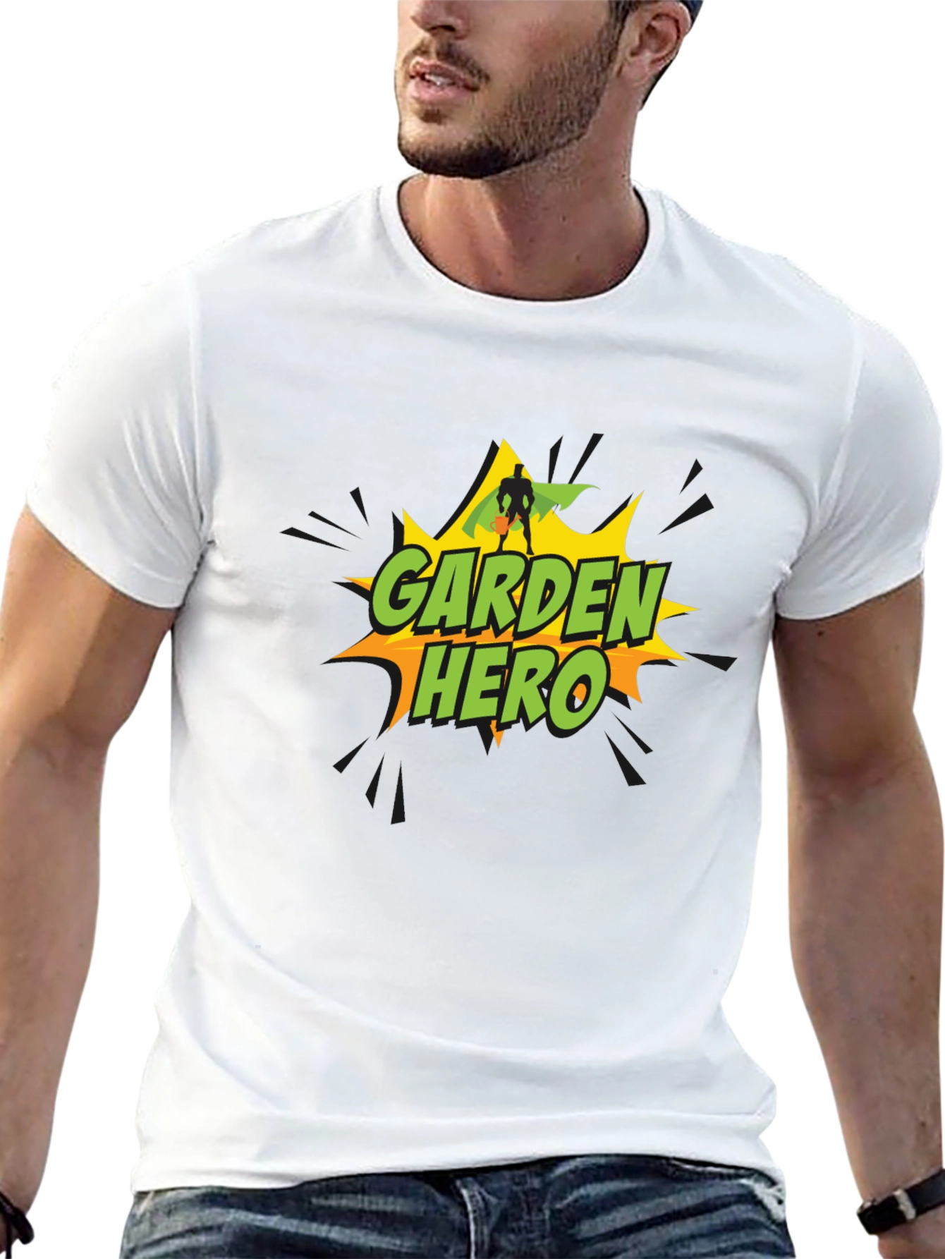Garden Hero T-Shirt - Black Cotton Tee