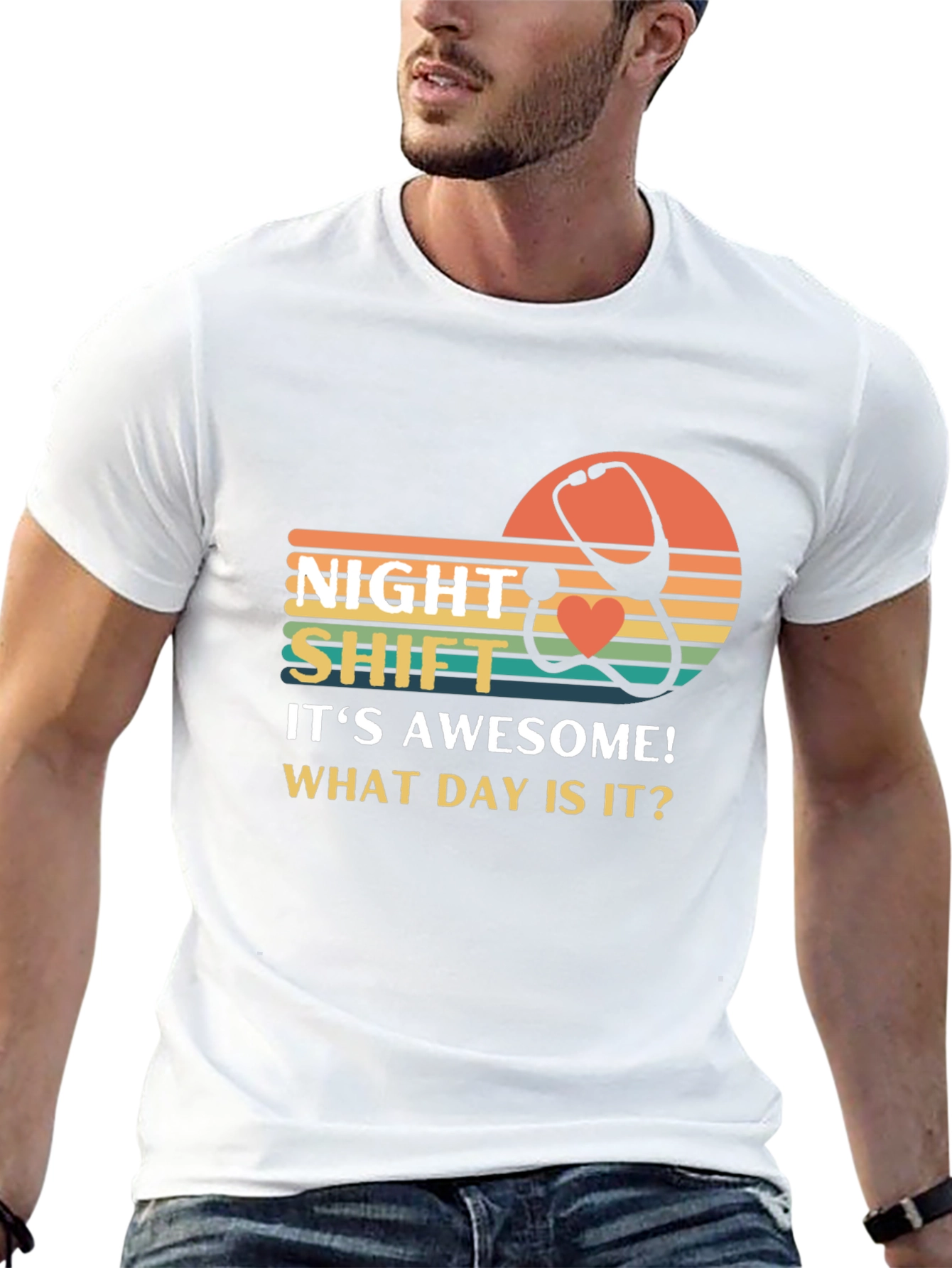 Night Shift Nurse T-Shirt - Funny Healthcare Apparel