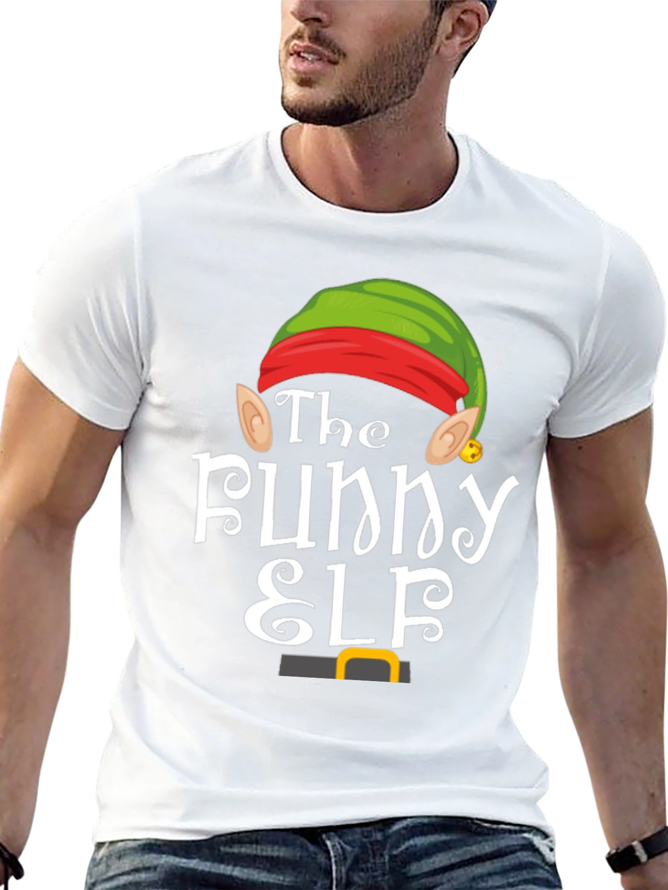 Funny Elf T-Shirt Holiday Apparel