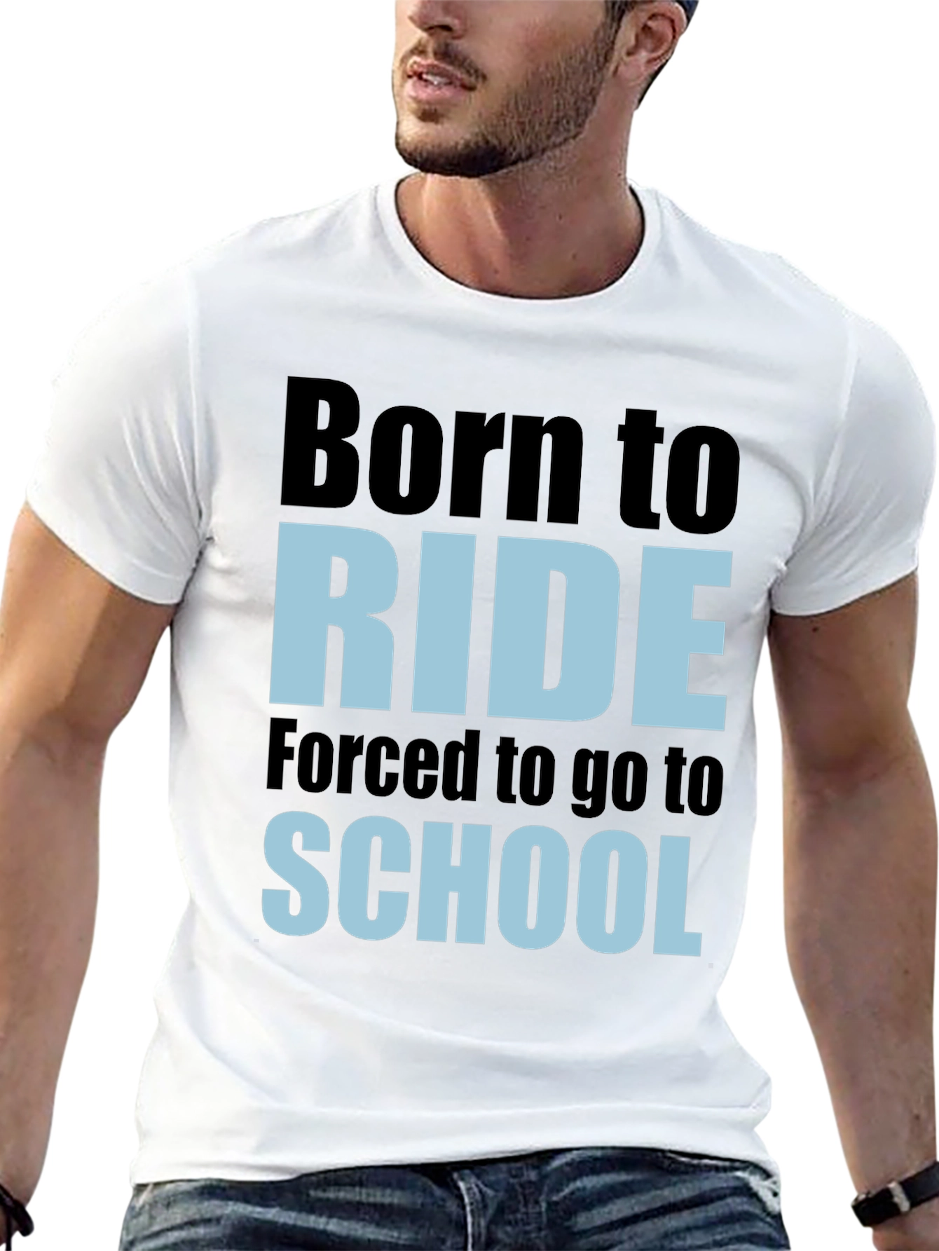 Born To Ride School T-Shirt