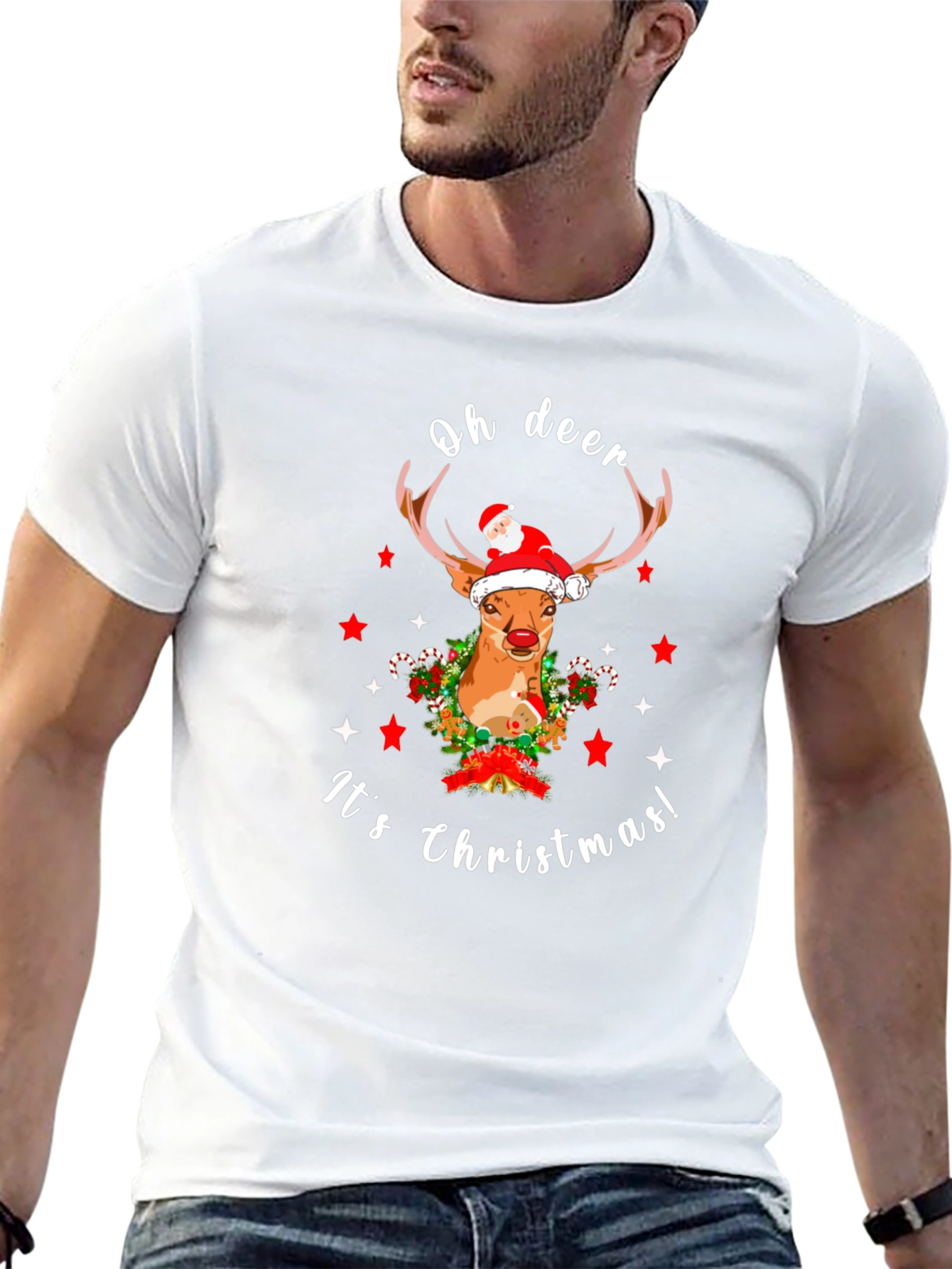 Oh Deer Its Christmas T-Shirt