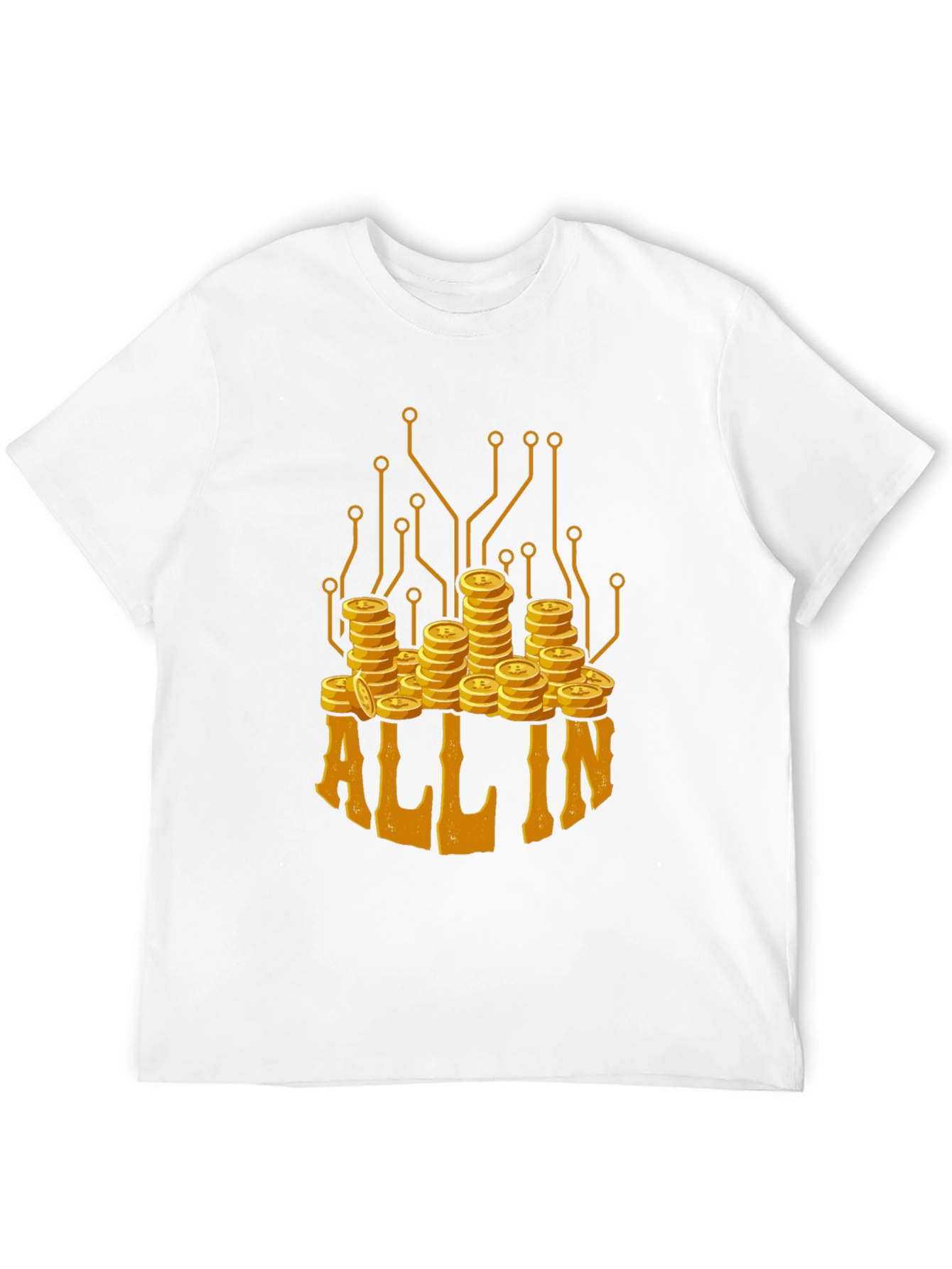 All In Crypto Tee - Bitcoin Trader T-Shirt