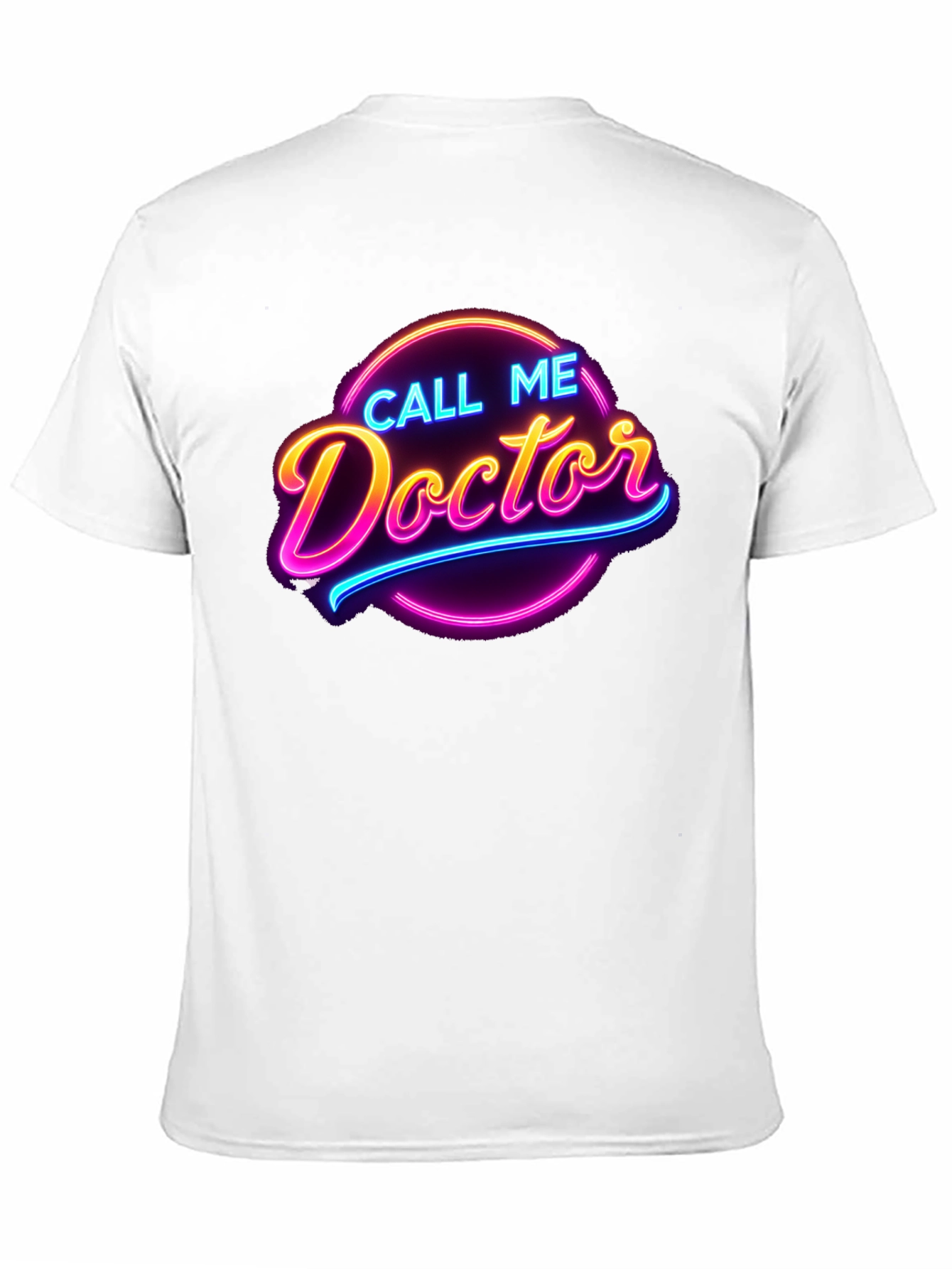 Call Me Doctor Neon Graphic Tee