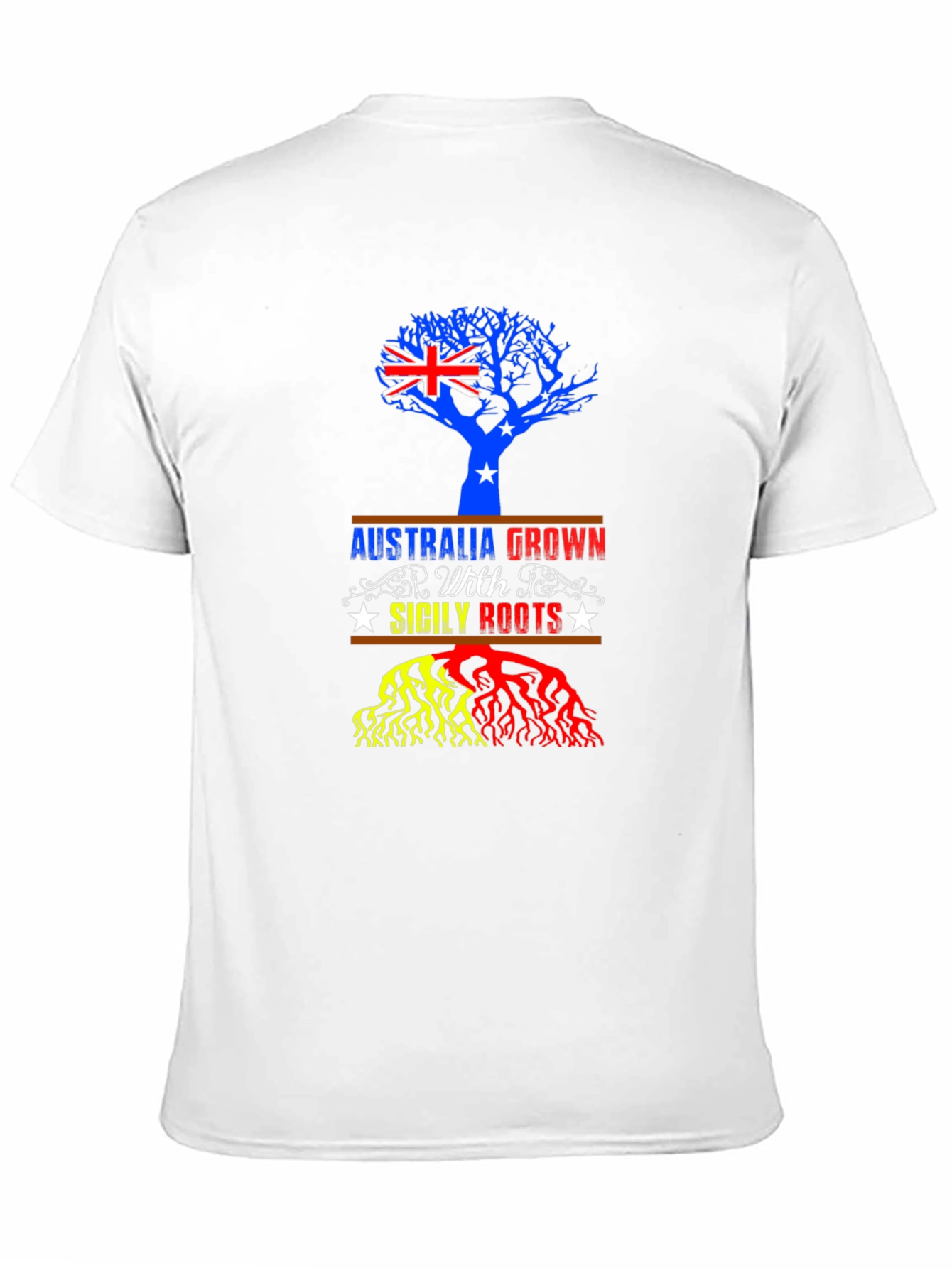 Australia Sicily Roots Graphic T-Shirt