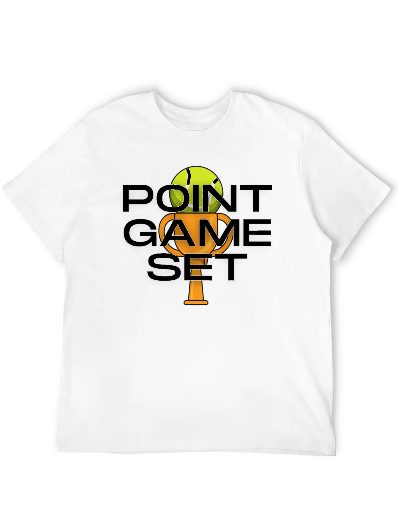 Point Game Set Graphic Tee - Tennis Lovers T-Shirt
