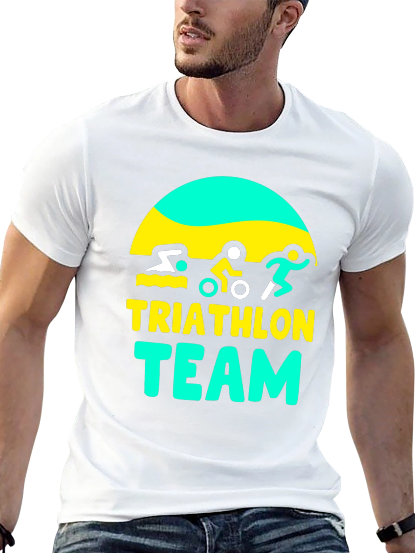 Triathlon Team Graphic Tee - Stylish Activewear