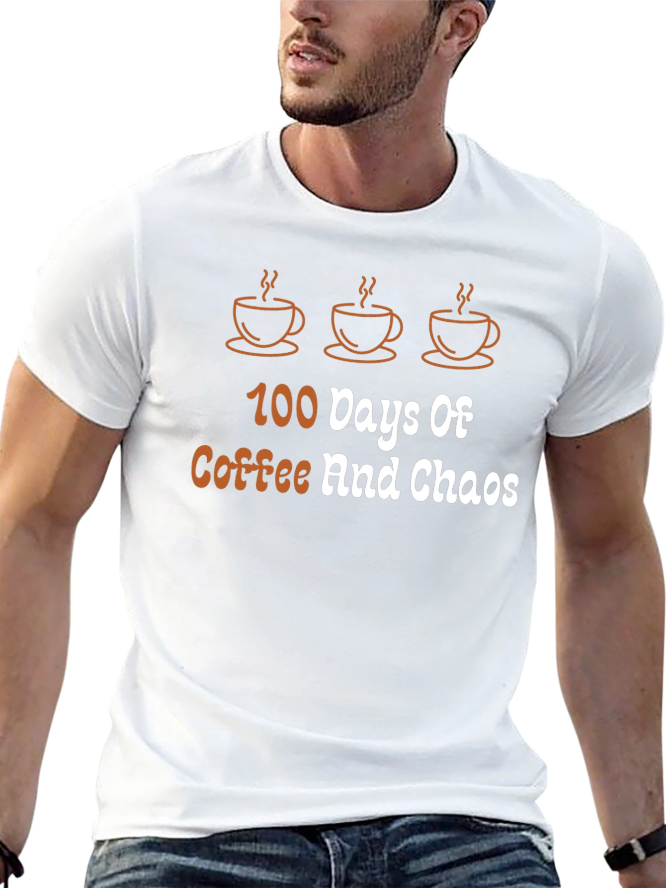 Coffee & Chaos Black T-Shirt