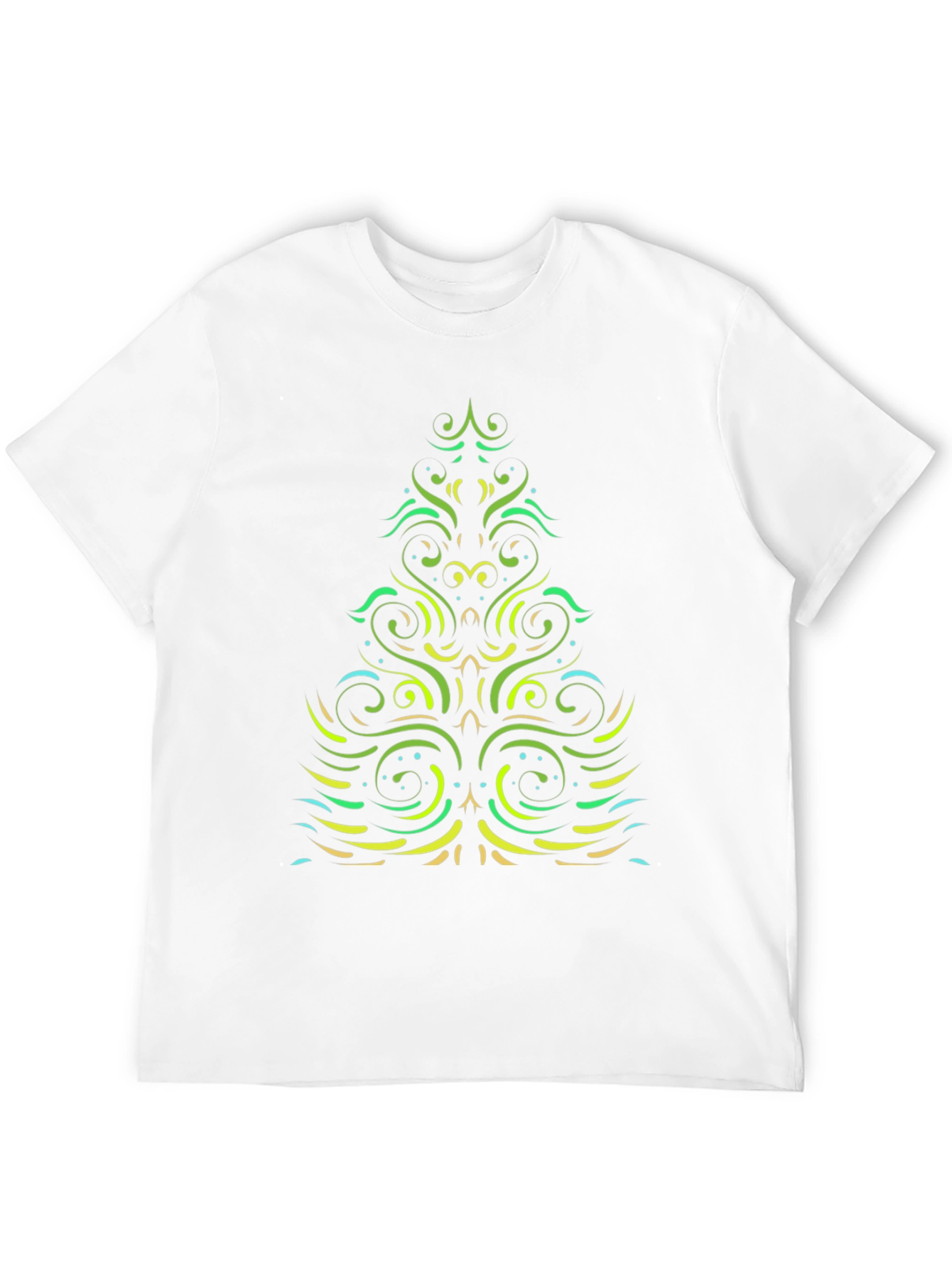 Festive Christmas Tree Graphic T-Shirt