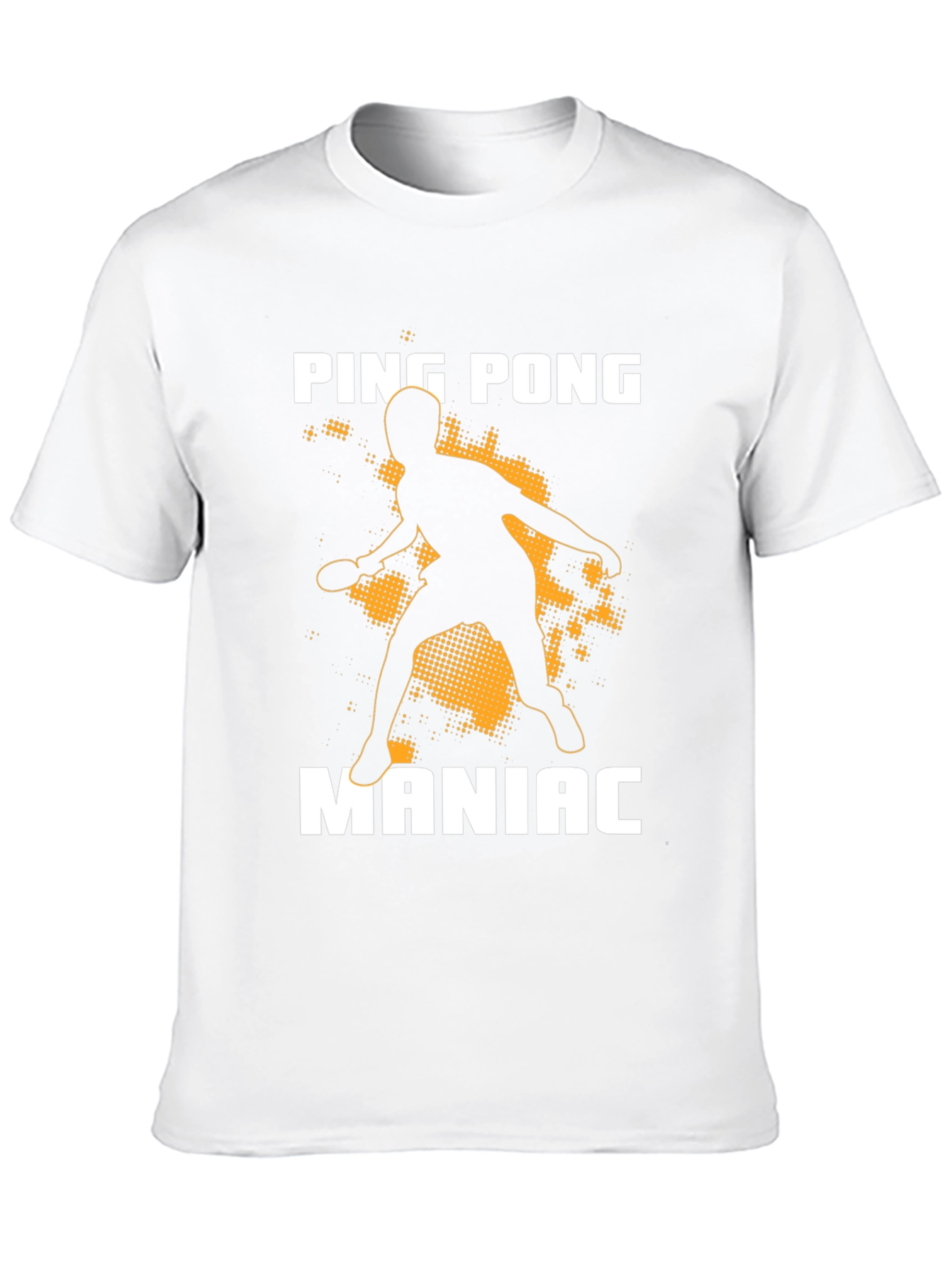 Ping Pong Maniac T-Shirt - Black Graphic Tee