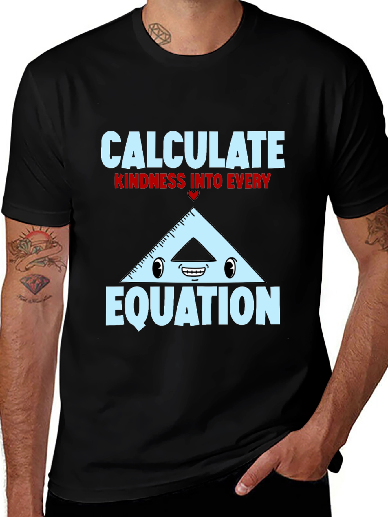 Calculate Kindness T-Shirt - Math Humor Tee