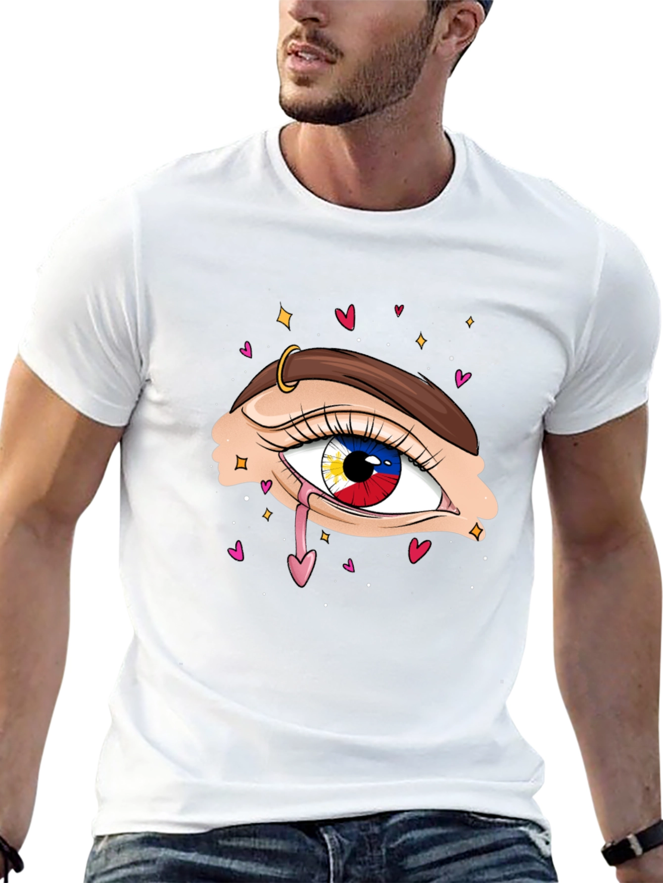 Eye Graphic Tee - Unique Design