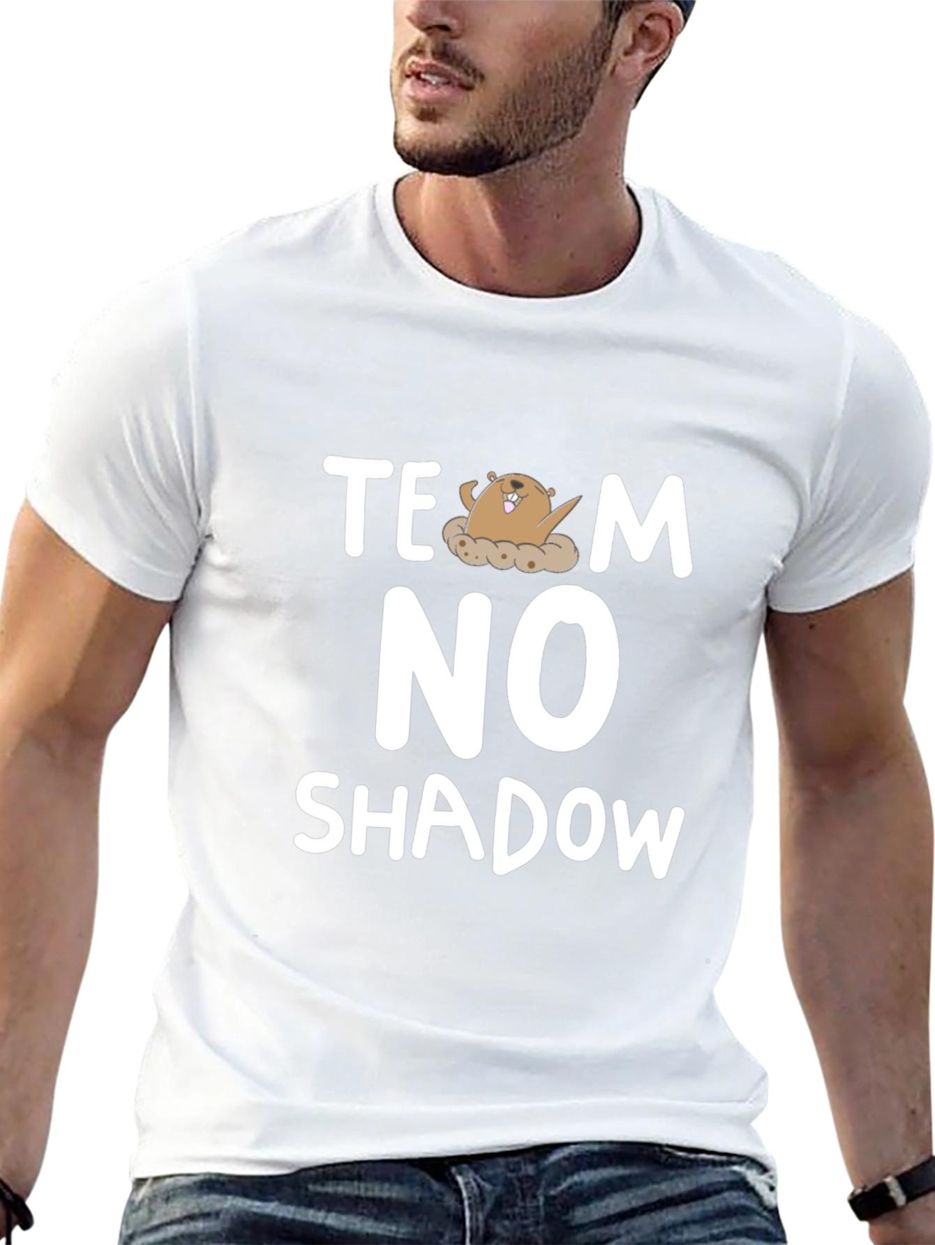 Team No Shadow Groundhog Day T-Shirt