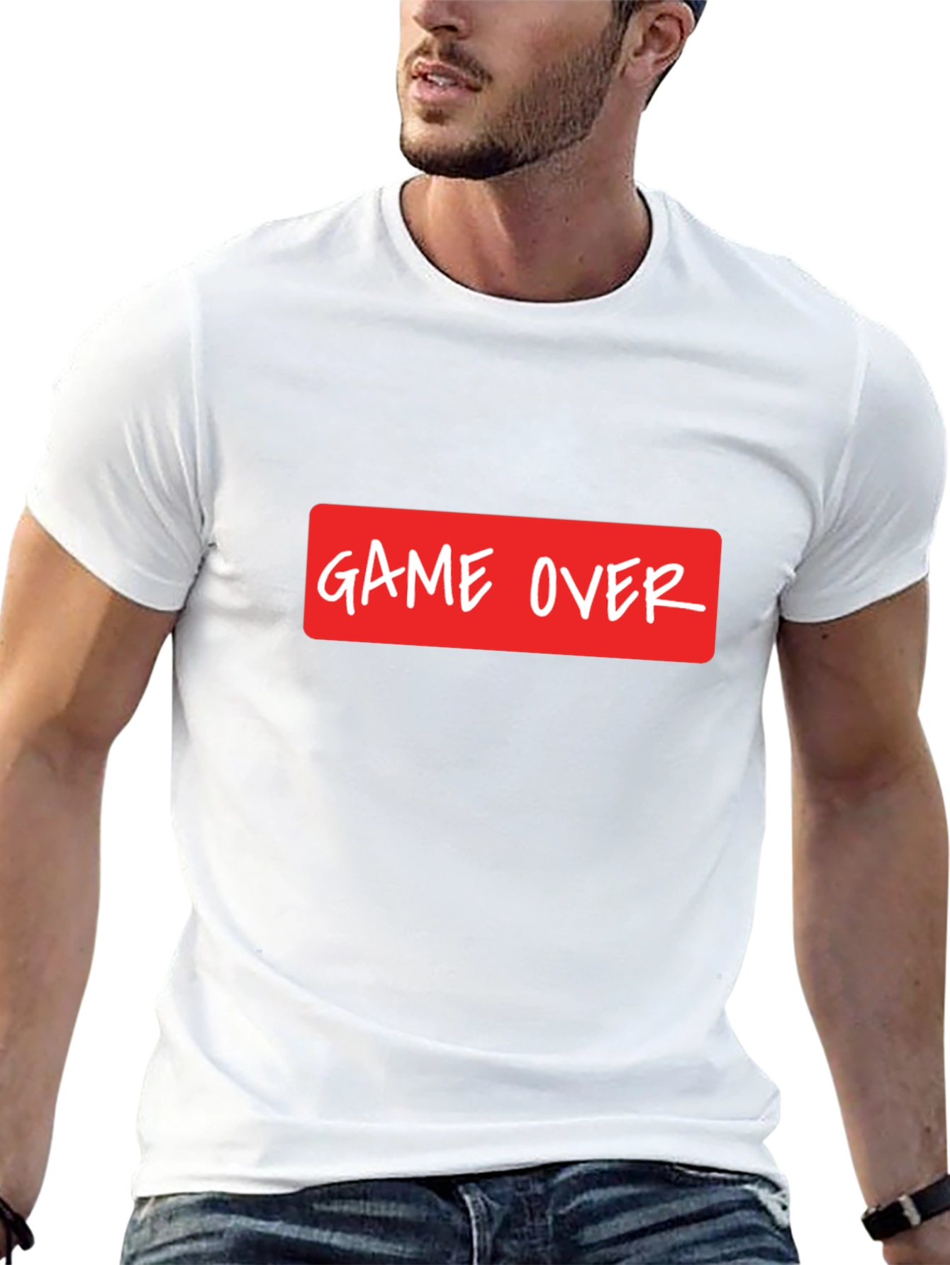 Game Over Graphic Print T-Shirt