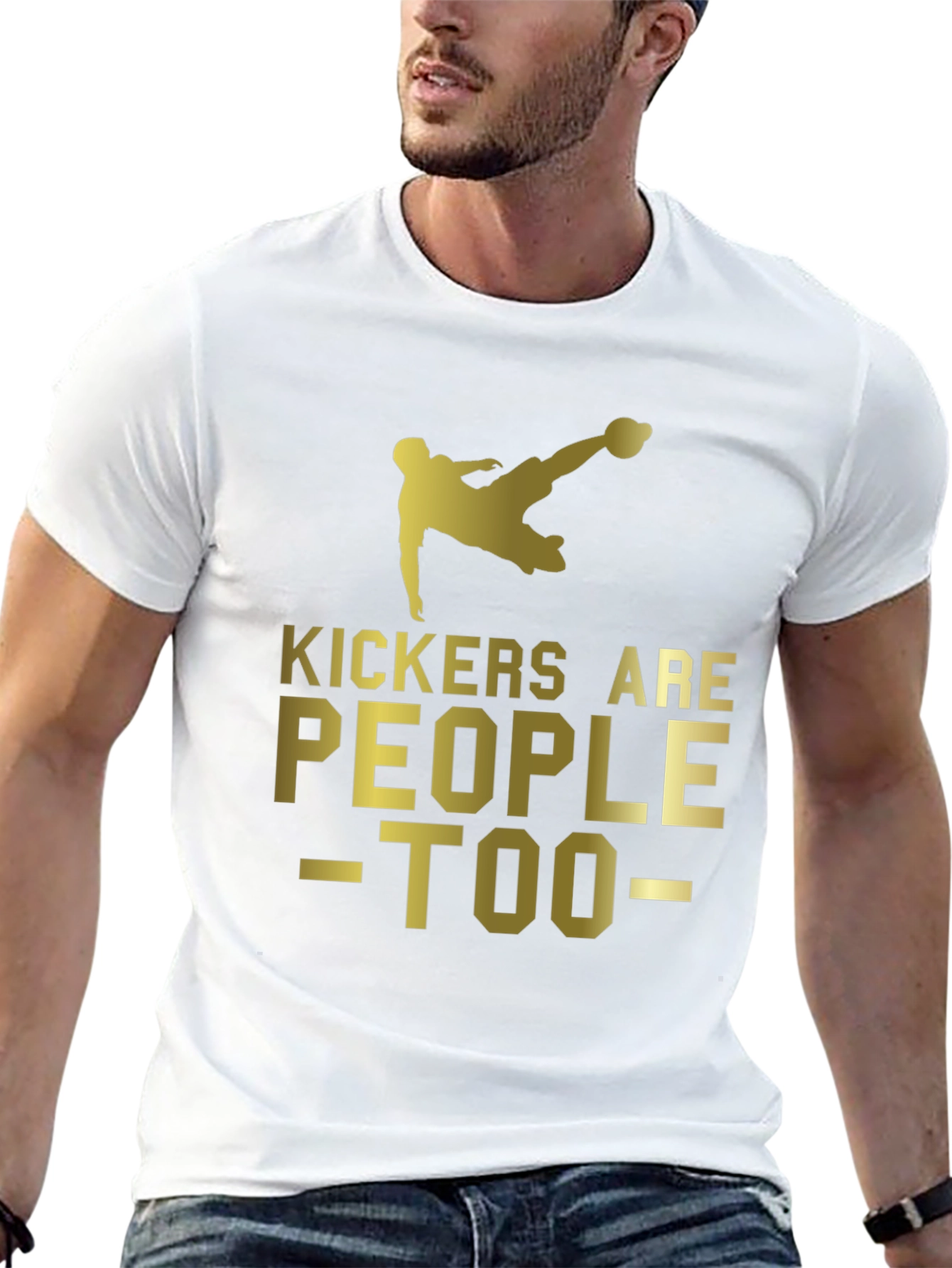 Kickers Are People Too - Soccer T-Shirt