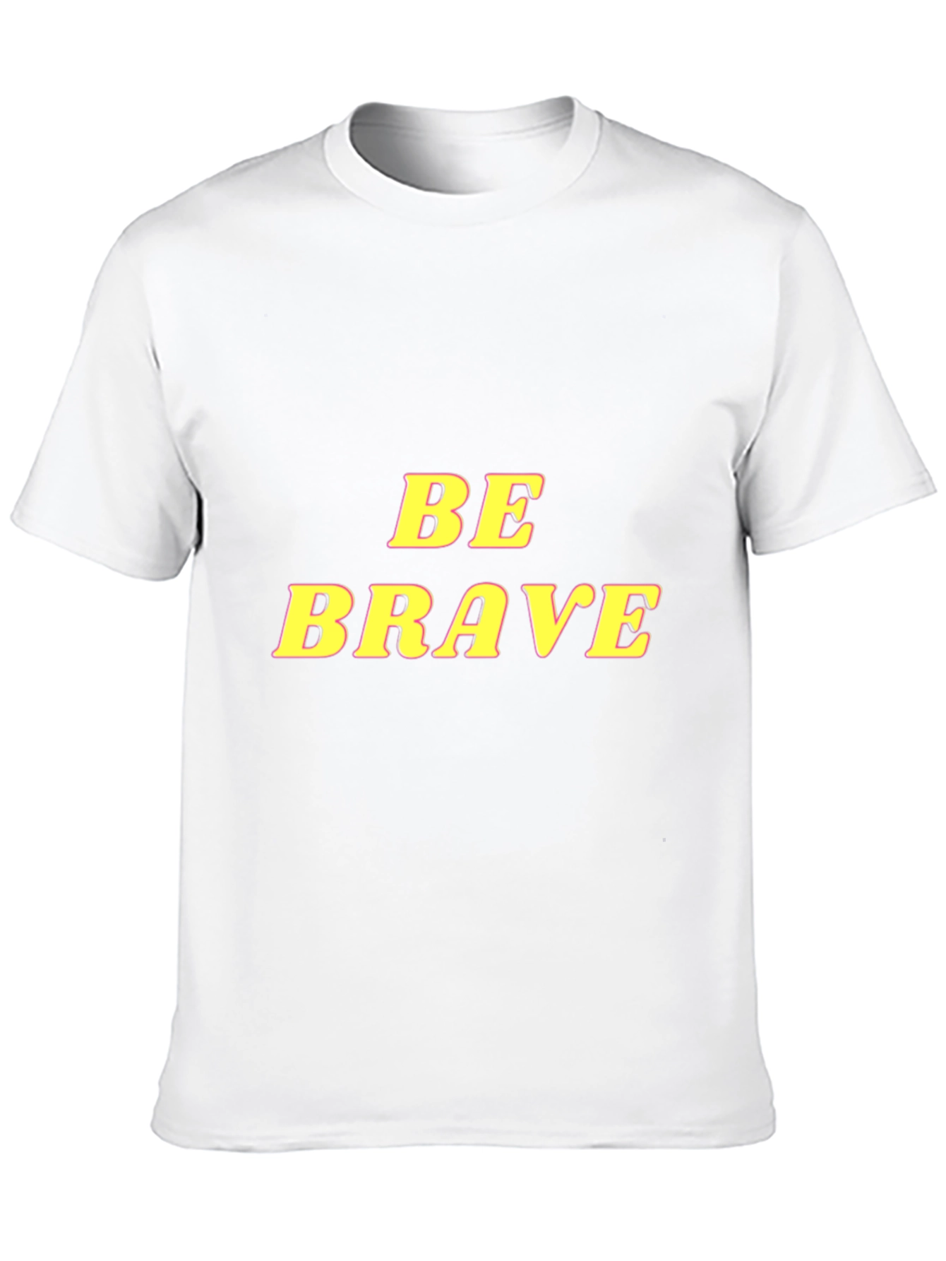 Be Brave Graphic Tee - Mens Black T-Shirt