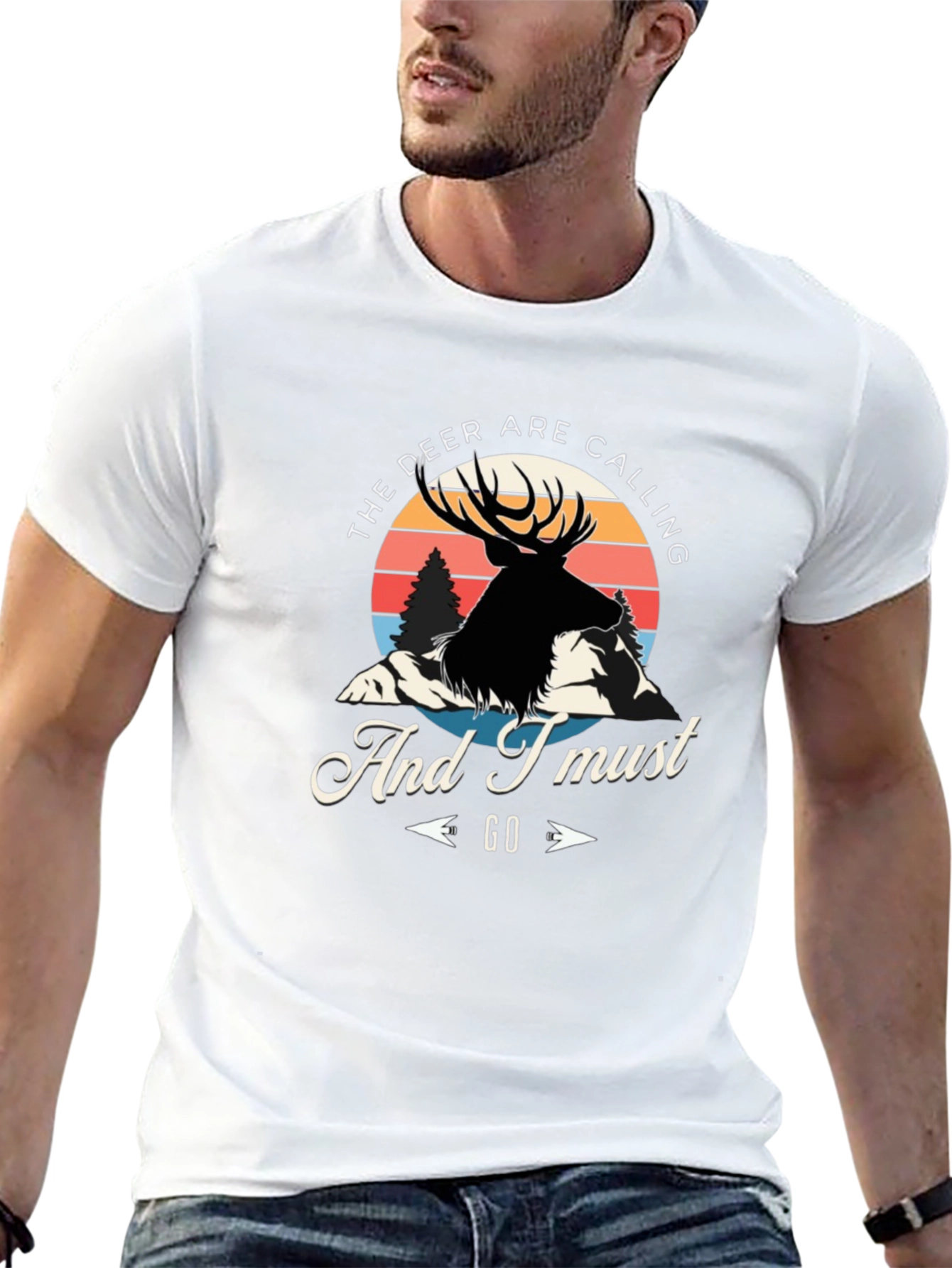 Deer Calling T-Shirt - Nature Adventure Tee