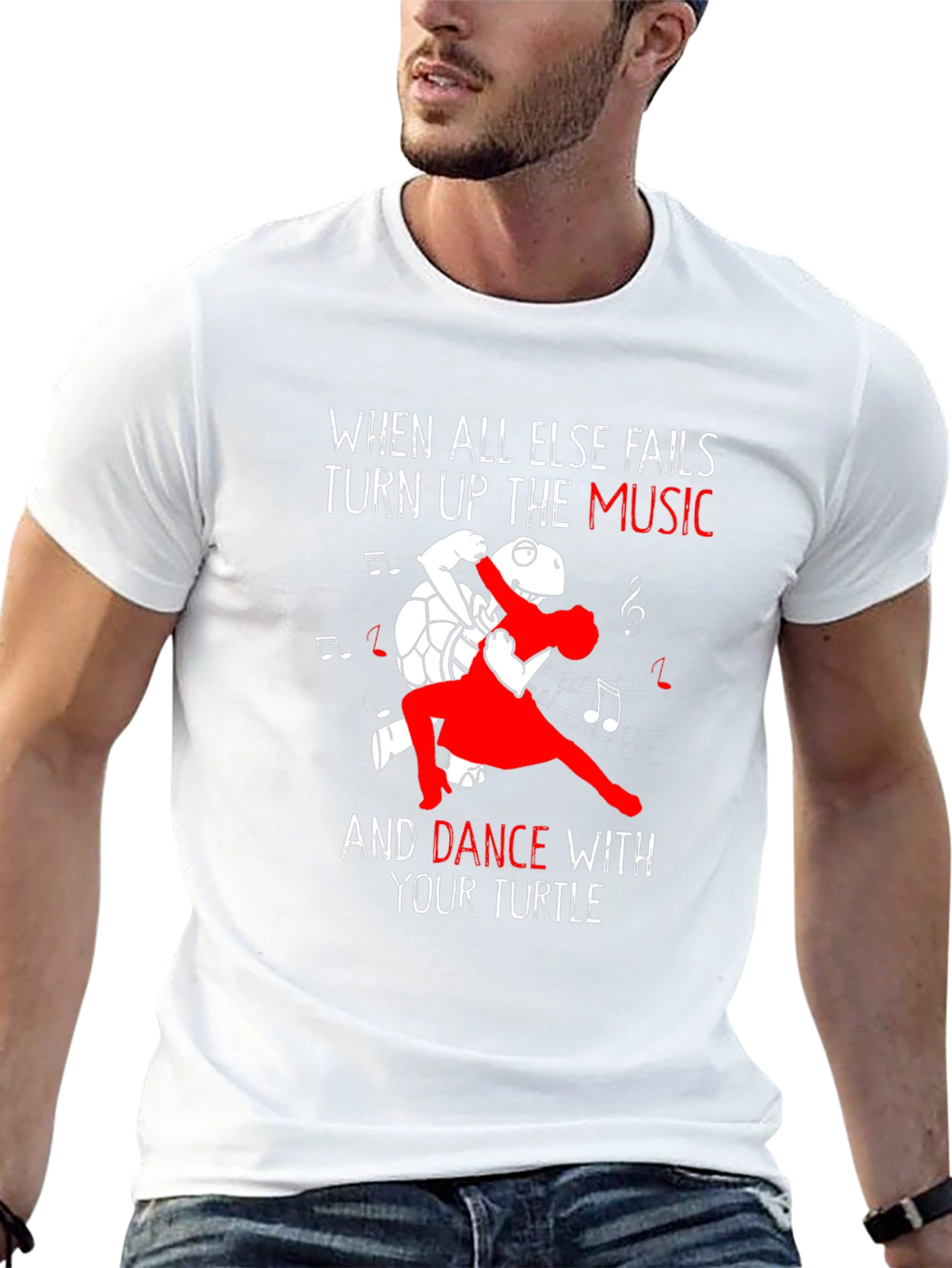 Dance with Your Turtle Graphic T-Shirt