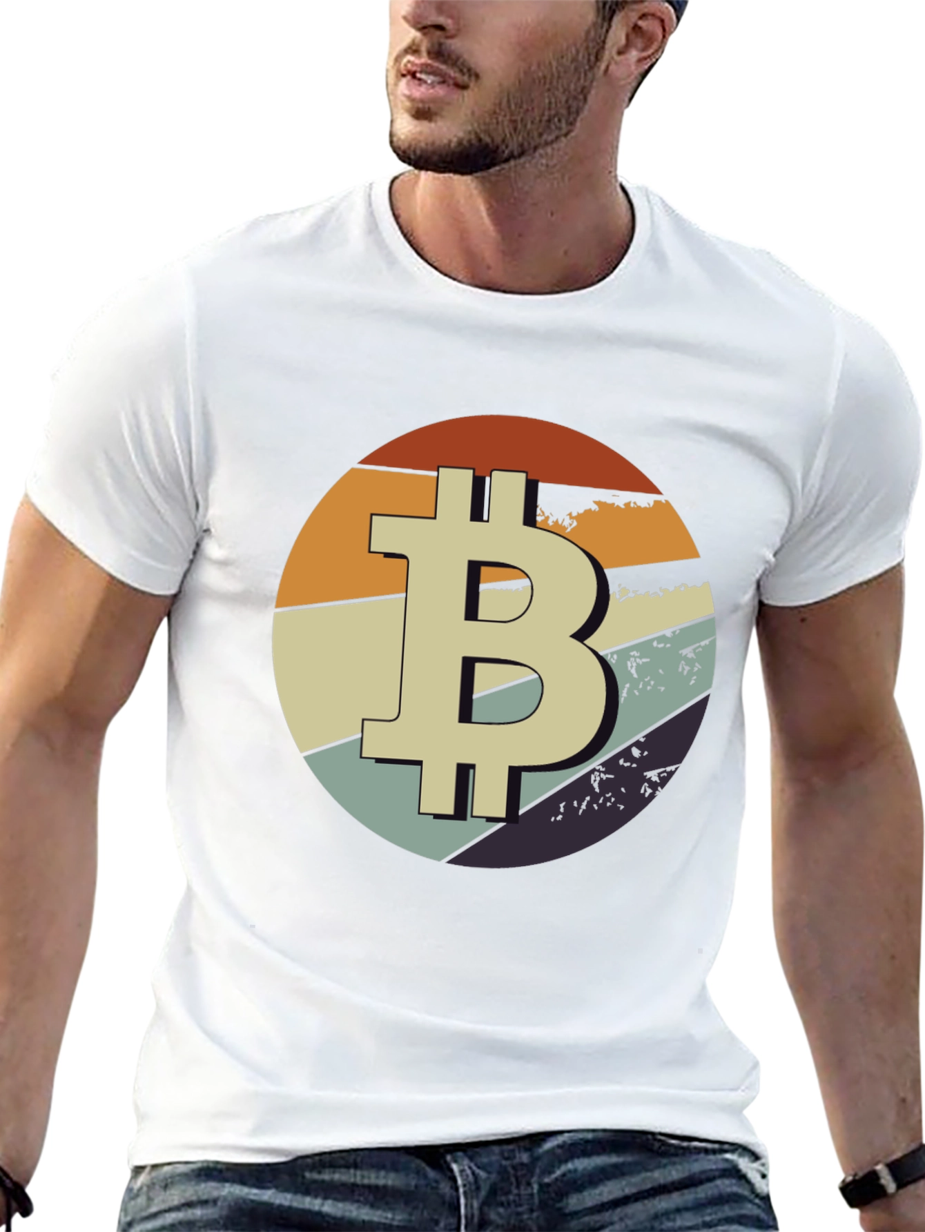 Bitcoin Retro T-Shirt - Crypto Currency Tee