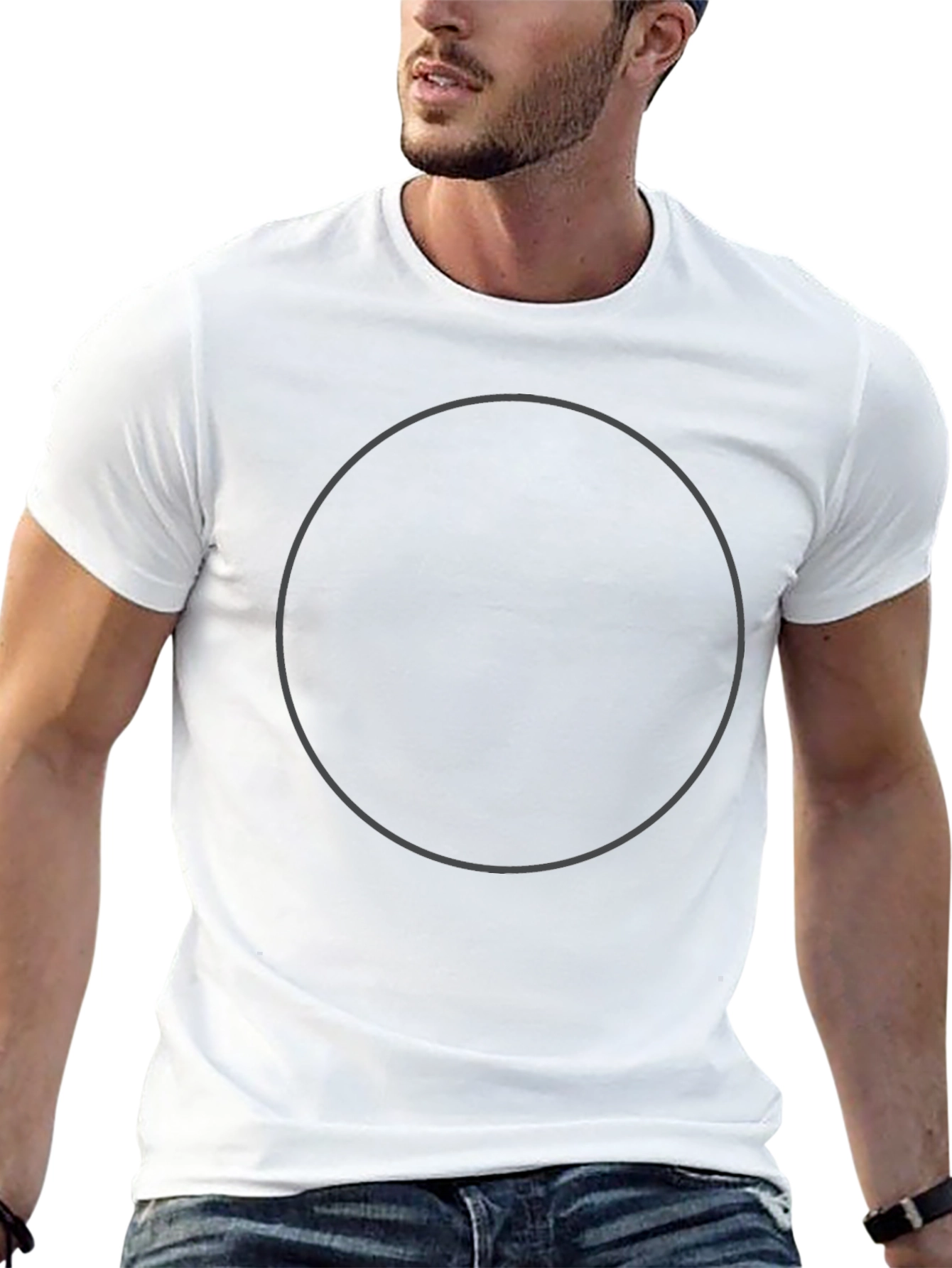 Classic Black Crew Neck T-Shirt - Stylish & Versatile