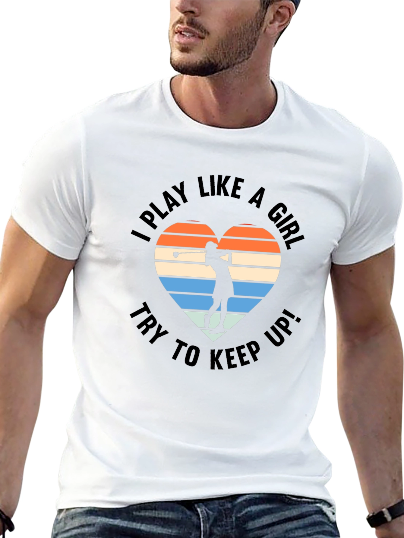 I Play Like a Girl Golf T-Shirt