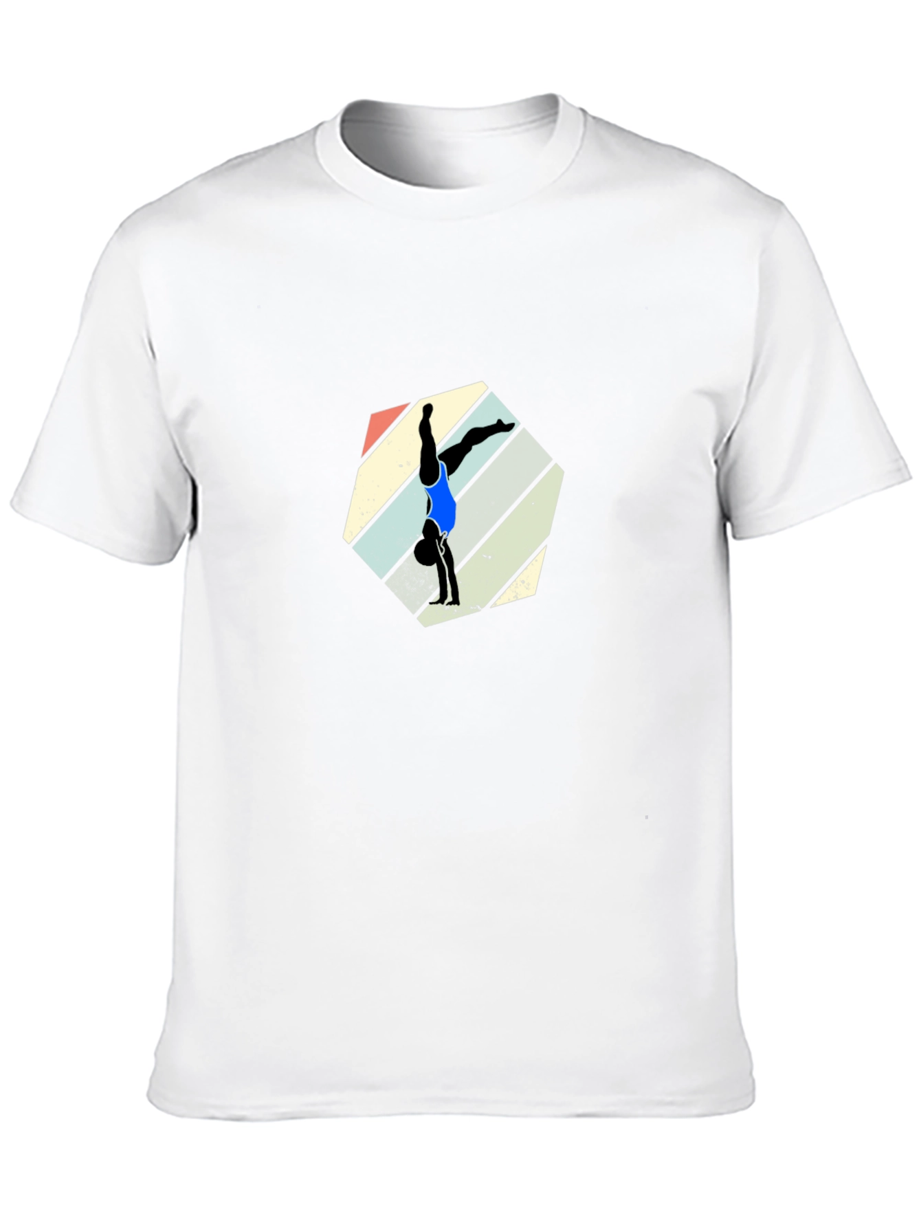Retro Handstand T-Shirt - Unique Gymnastics Design