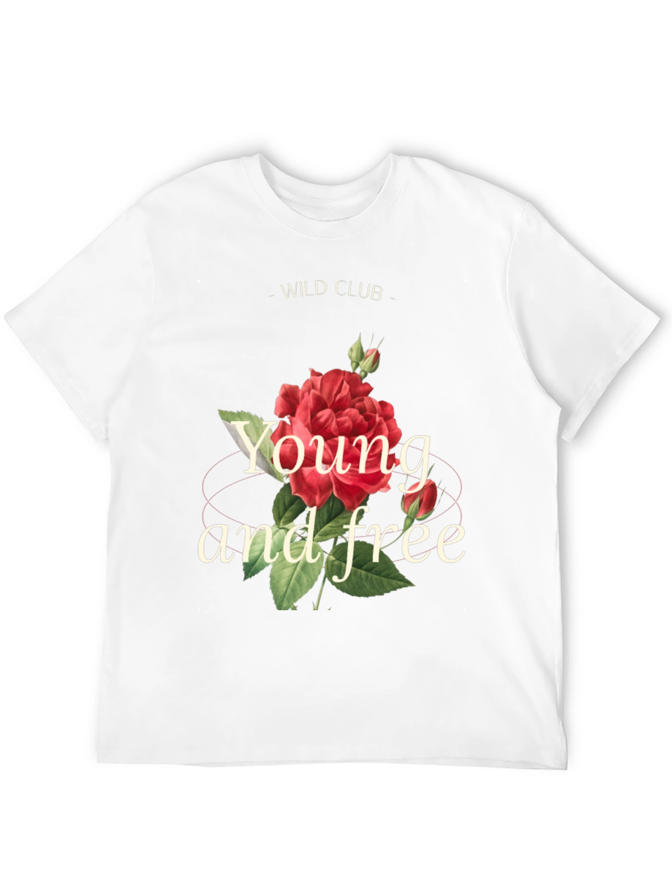 Wild Club Rose Graphic Tee - Young and Free