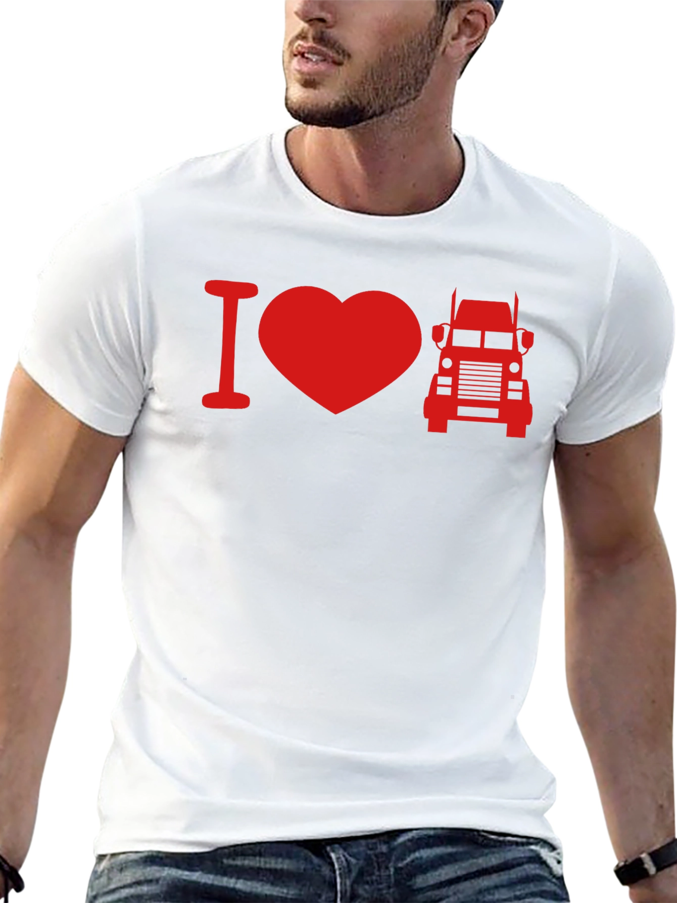 I Heart Trucks Black T-Shirt
