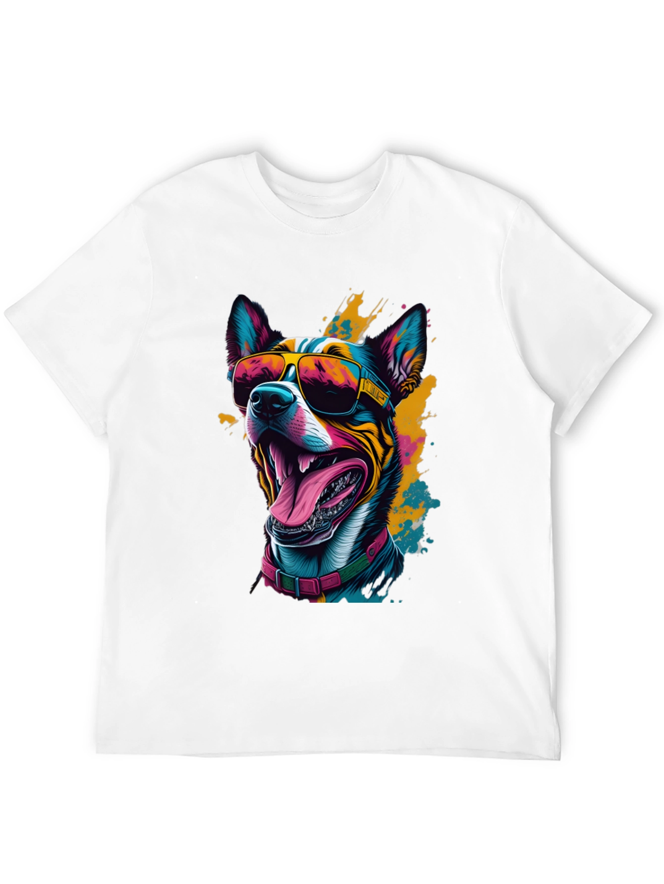 Cool Dog Graphic T-Shirt - Stylish Canine Design