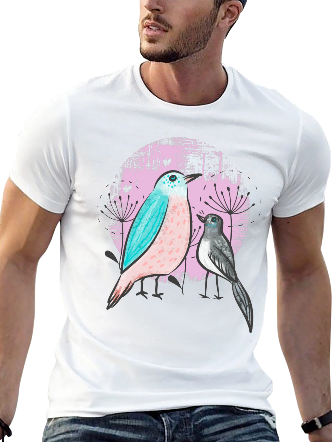 Bird Graphic T-Shirt - Unique Design