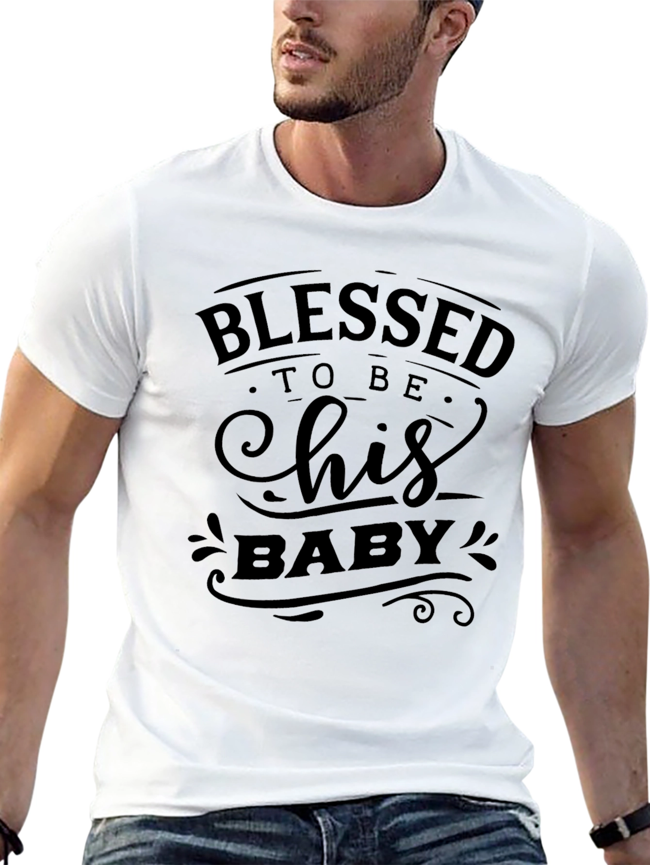 Blessed To Be His Baby Graphic Tee